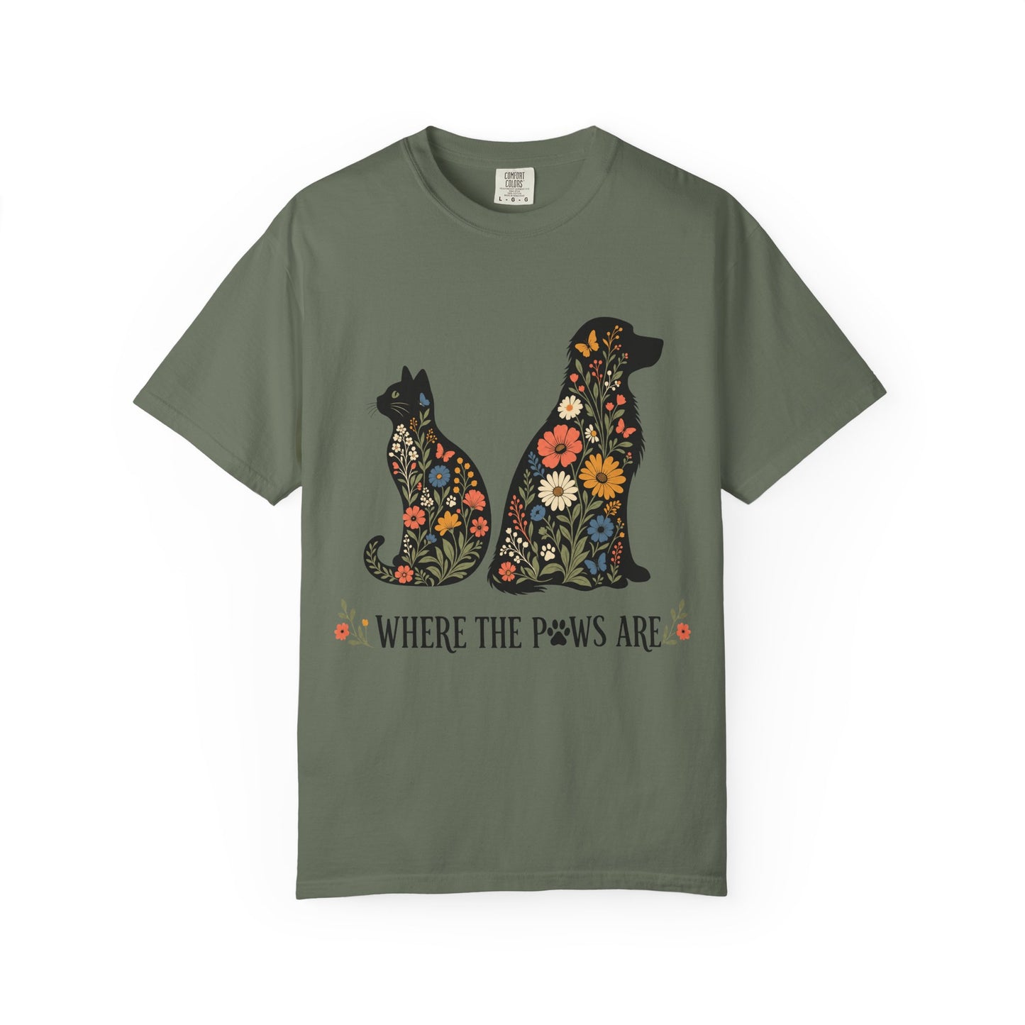 Botanical Dog and Cat Lover — Cute Pet Lover T-Shirt