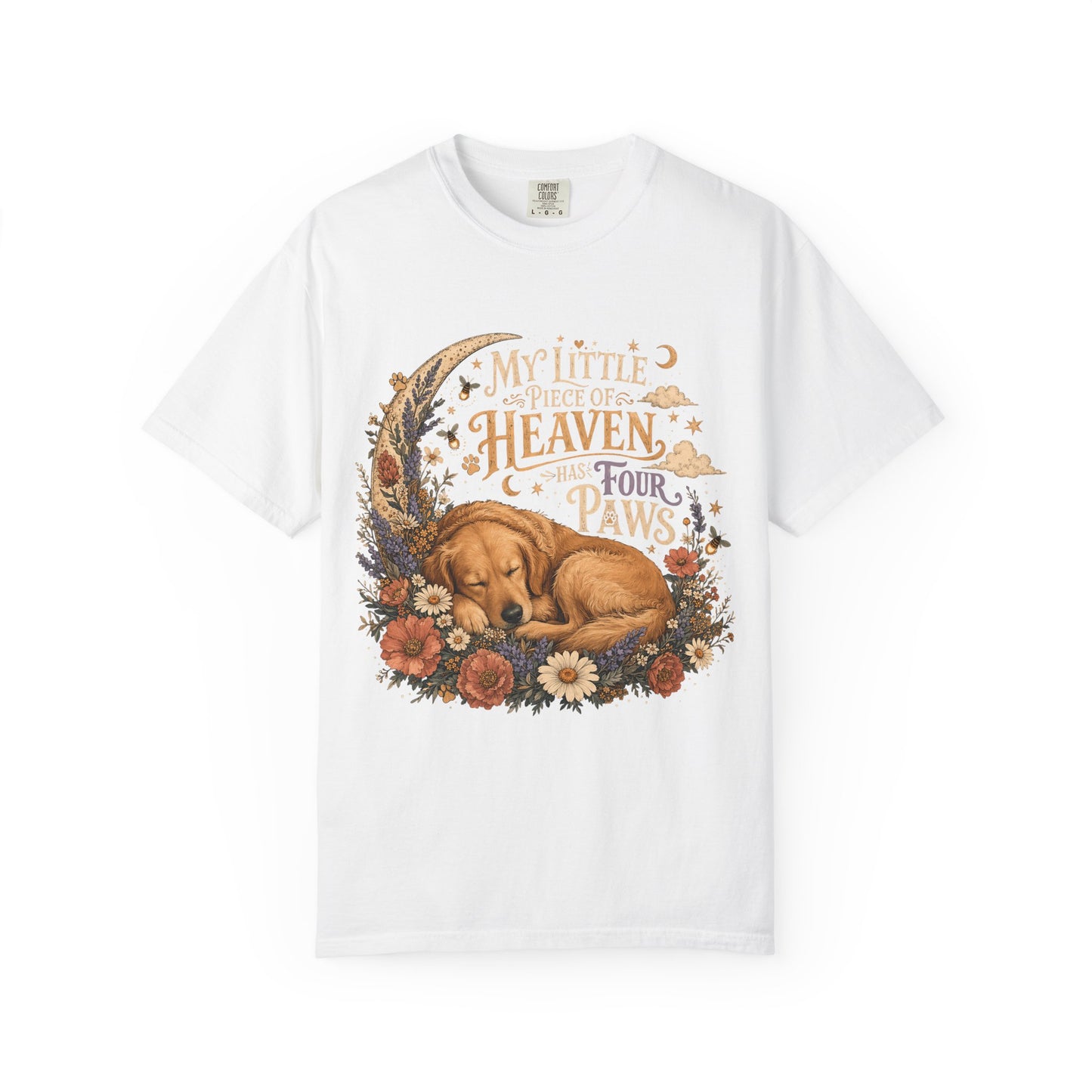 My Little Piece of Heaven Has Four Paws Shirt Pet Loss Gift
