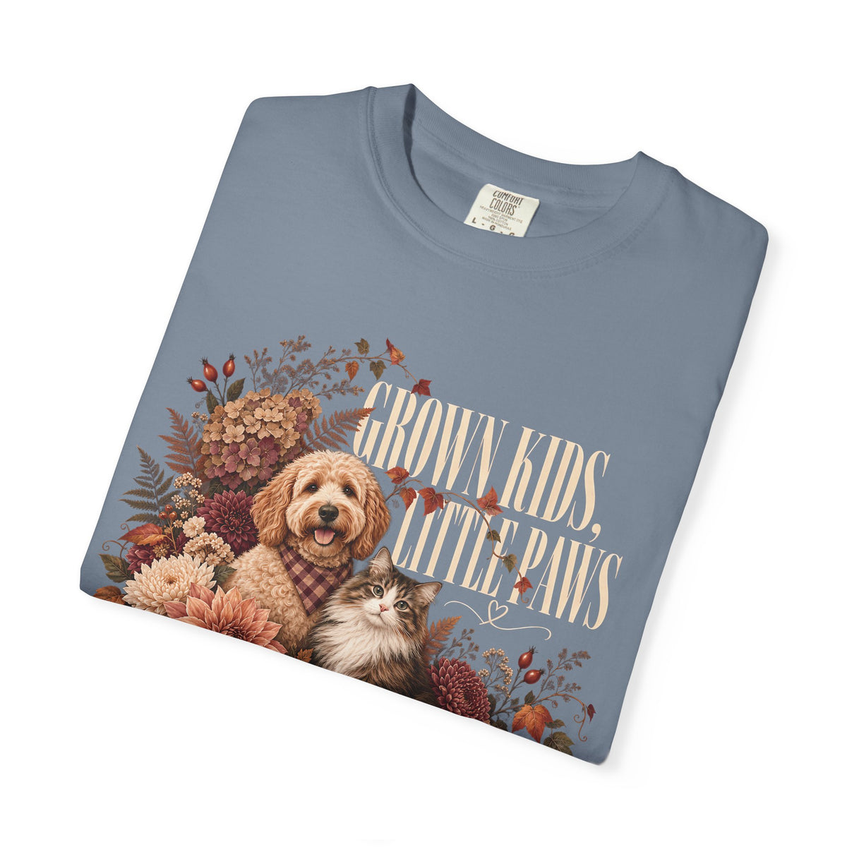 Grown Kids Little Paws T-Shirt – Empty Nester Dog & Cat Lover Tee