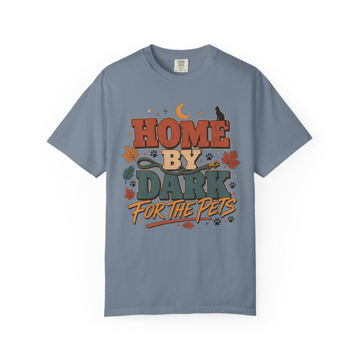 Home By Dark For The Pets T-Shirt – Funny Introvert Pet Parent Graphic Tee