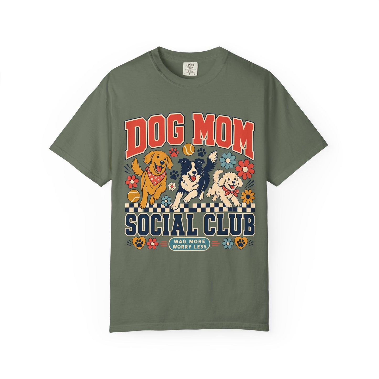 Dog Mom Social Club — Cute Pet Lover T-Shirt
