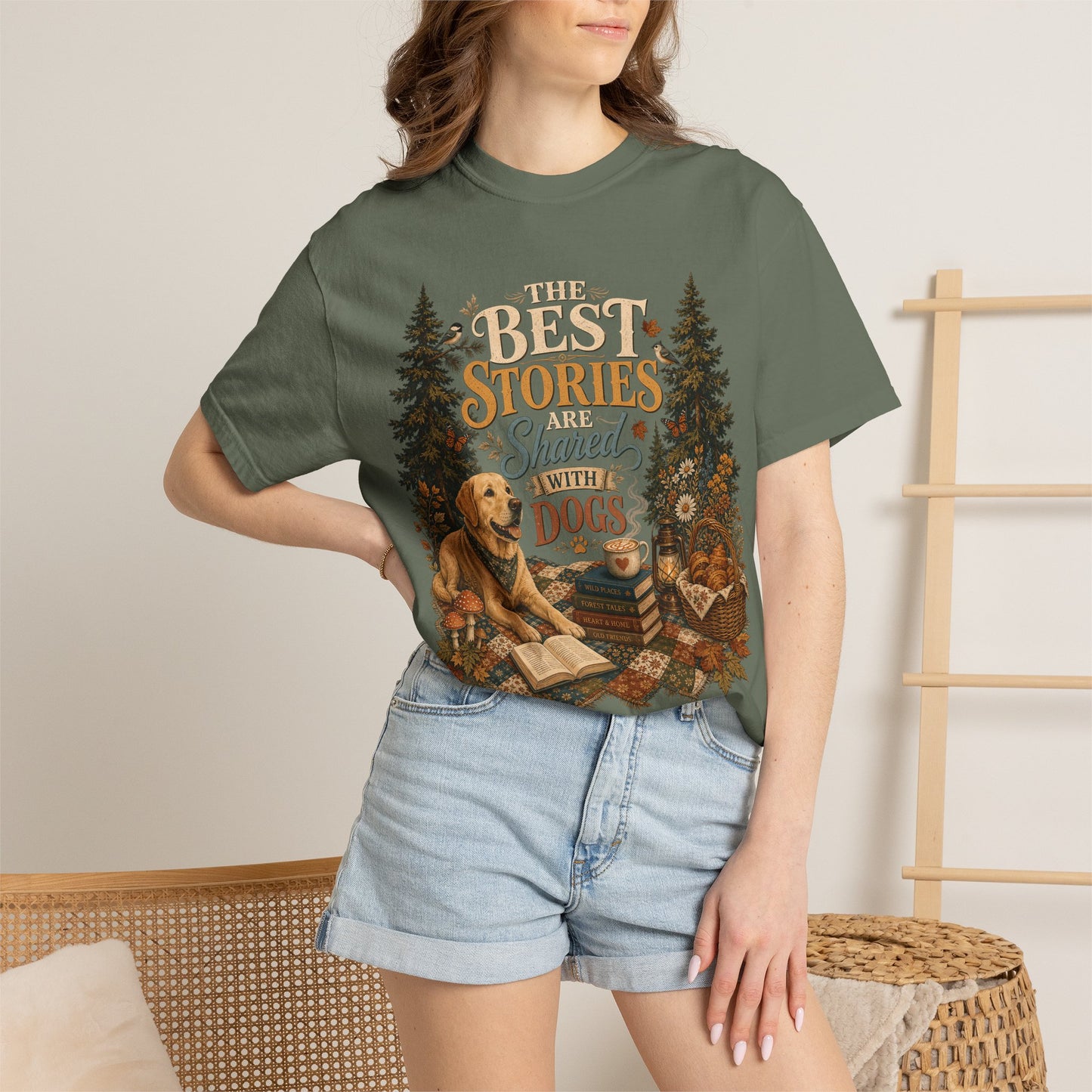 Best Stories Are Shared With Dogs T-Shirt
