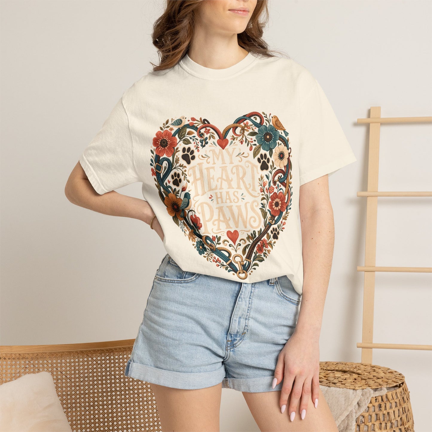 My Heart Has Paws — Cute Pet Lover T-Shirt