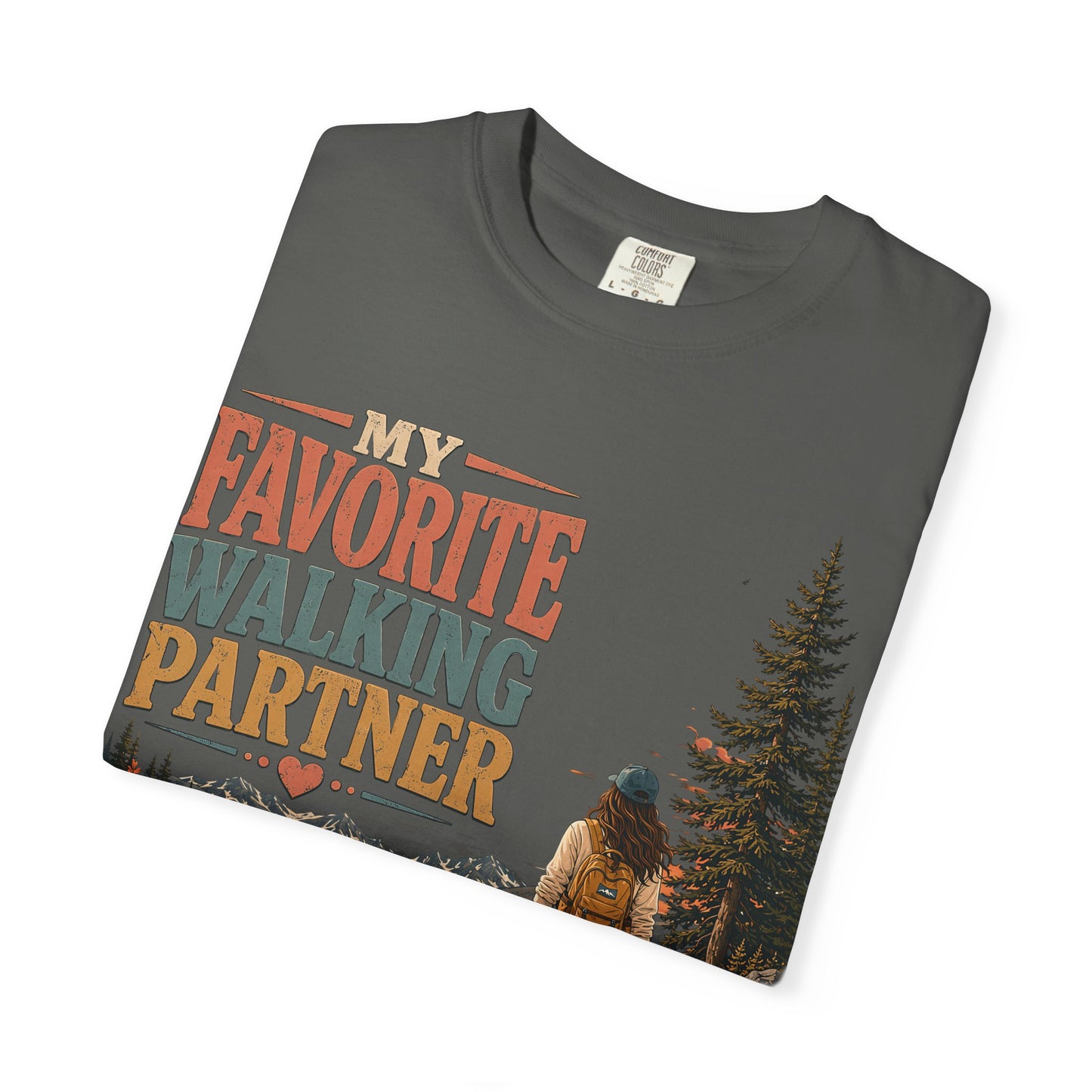 My Favorite Walking Partner — Cute Pet Lover T-Shirt