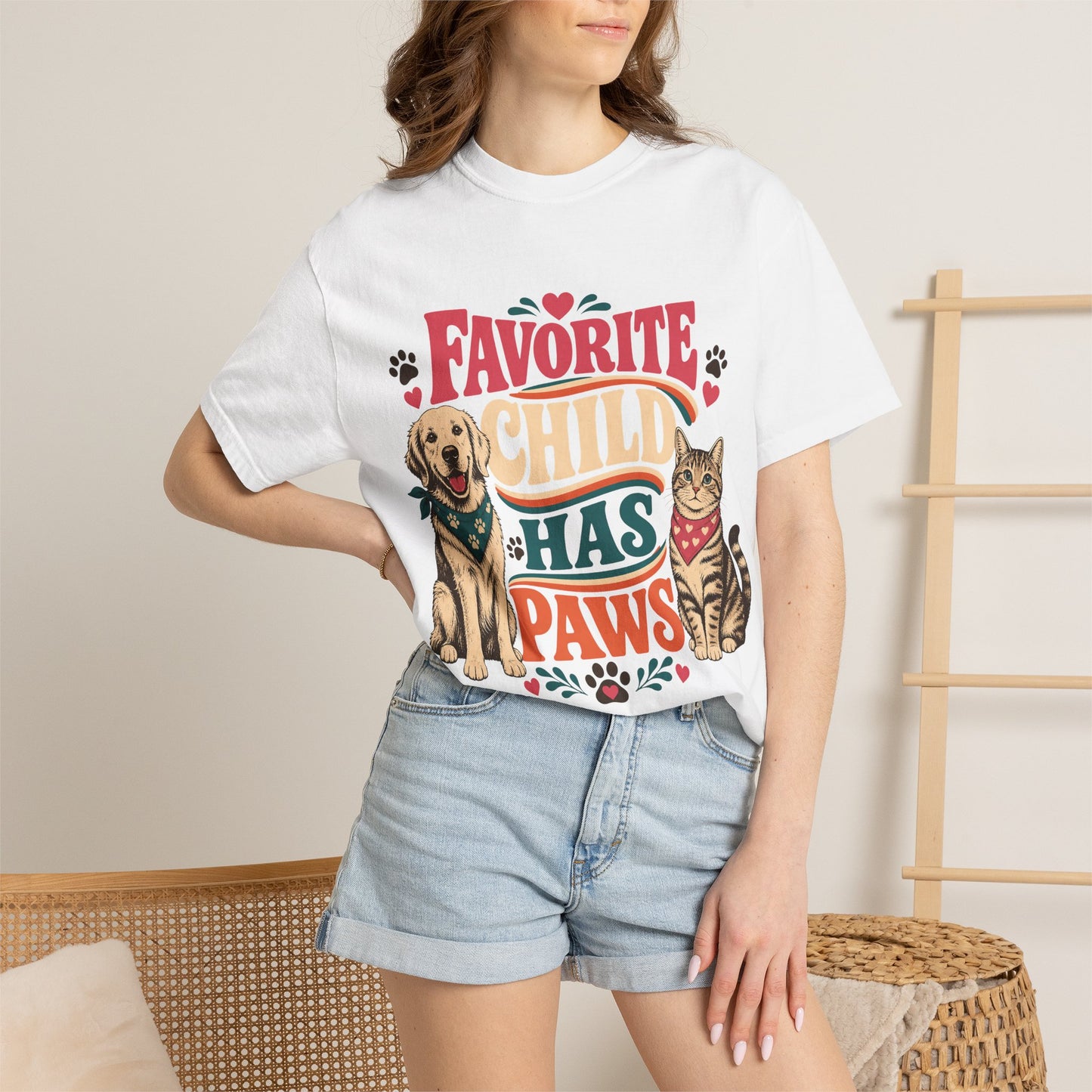 Favorite Child Has Paws T-Shirt