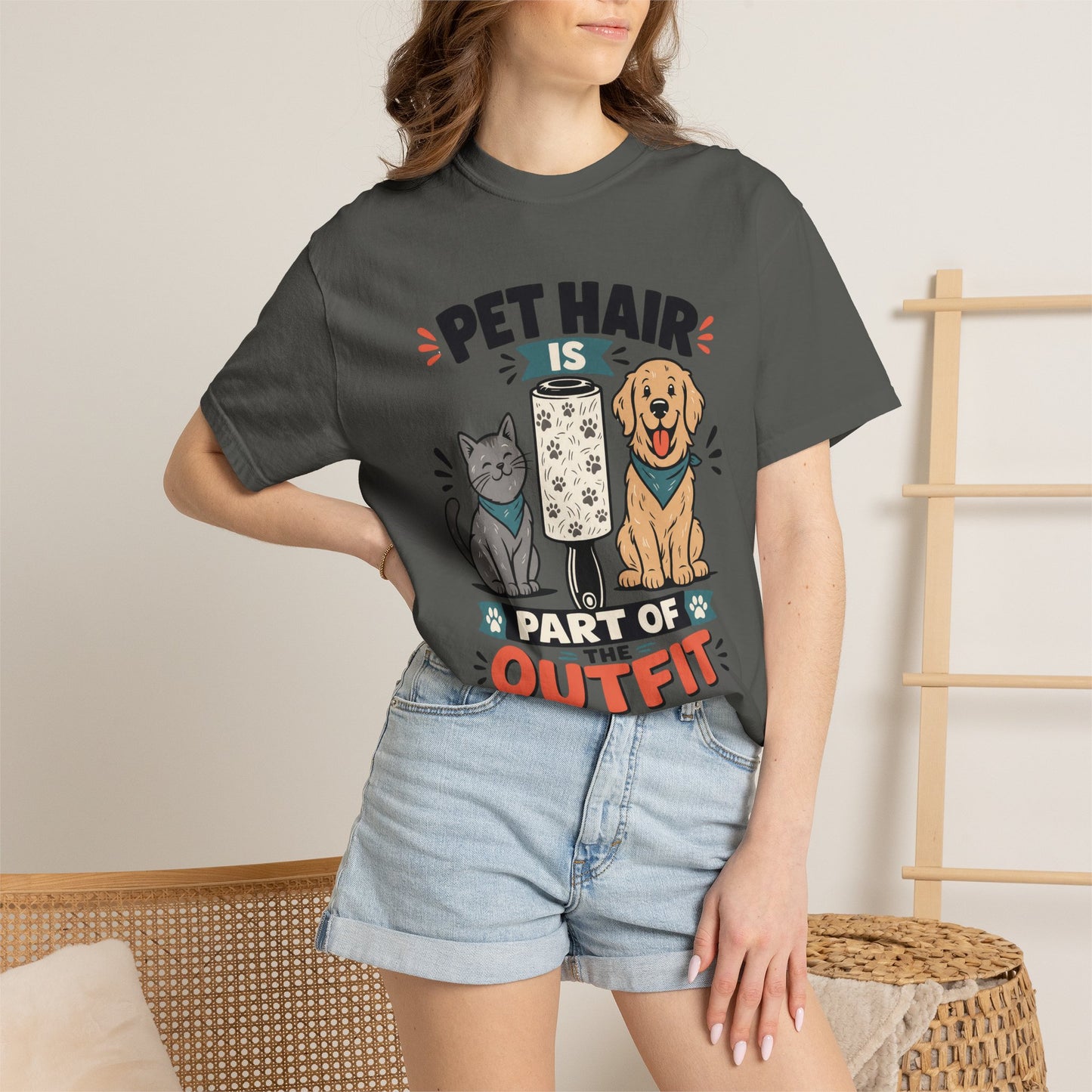 Pet Hair Is Part of the Outfit  - Cute Pet Lover T-Shirt