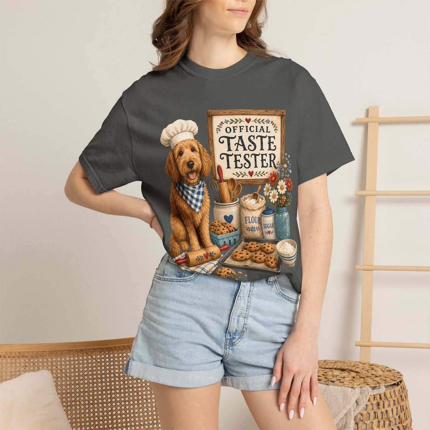 Official Taste Tester Cooking with my Dog — Cute Pet Lover T-Shirt