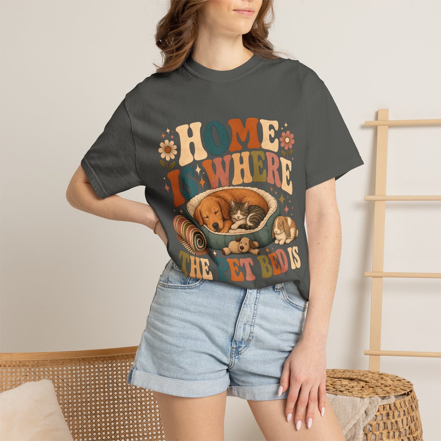 Home Is Where The Pet Bed Is T-Shirt
