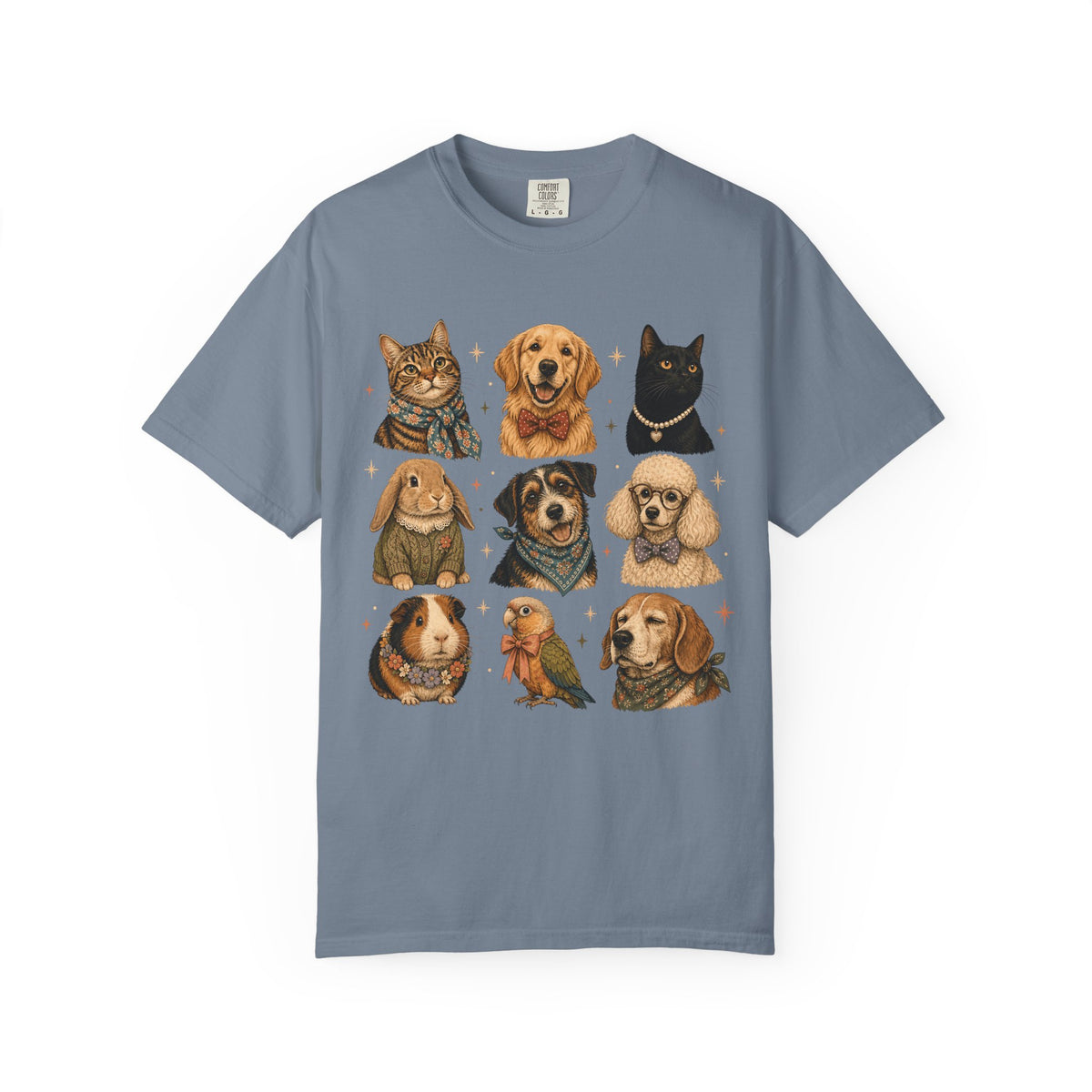 Chic Pet Portrait Gallery T-Shirt