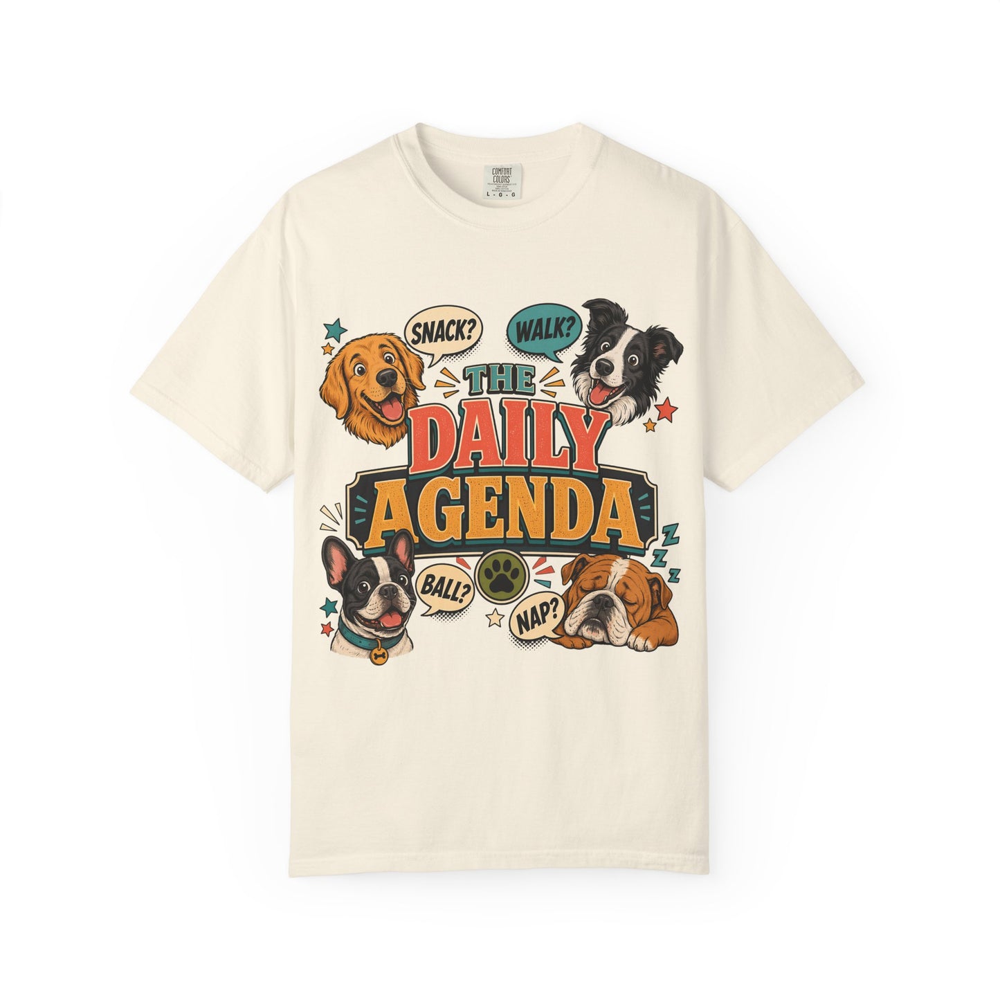 The Daily Agenda — Cute Pet Lover T-Shirt