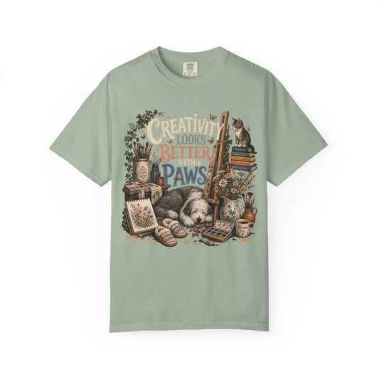 Creativity Looks Better With Paws T-Shirt
