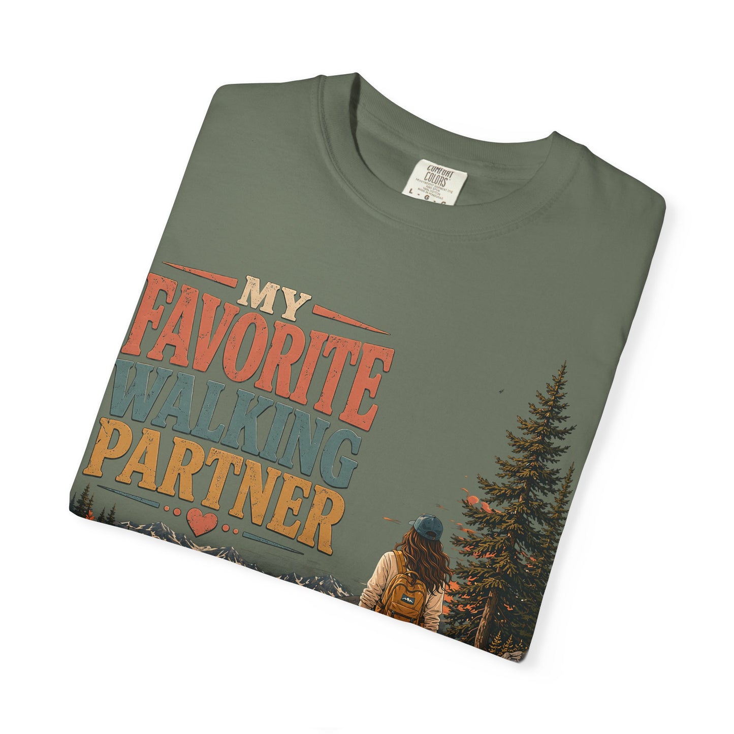 My Favorite Walking Partner — Cute Pet Lover T-Shirt