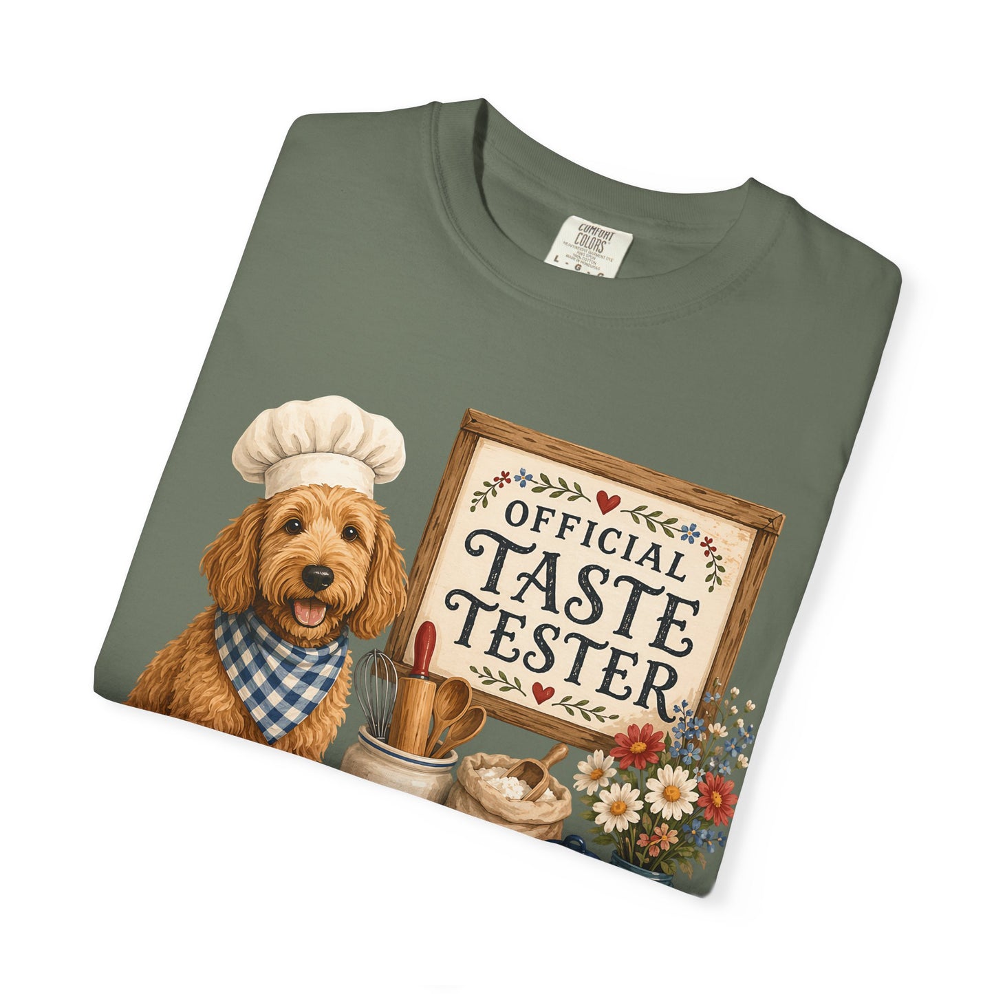 Official Taste Tester Cooking with my Dog — Cute Pet Lover T-Shirt