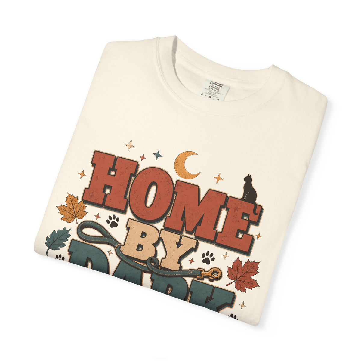 Home By Dark For The Pets T-Shirt – Funny Introvert Pet Parent Graphic Tee