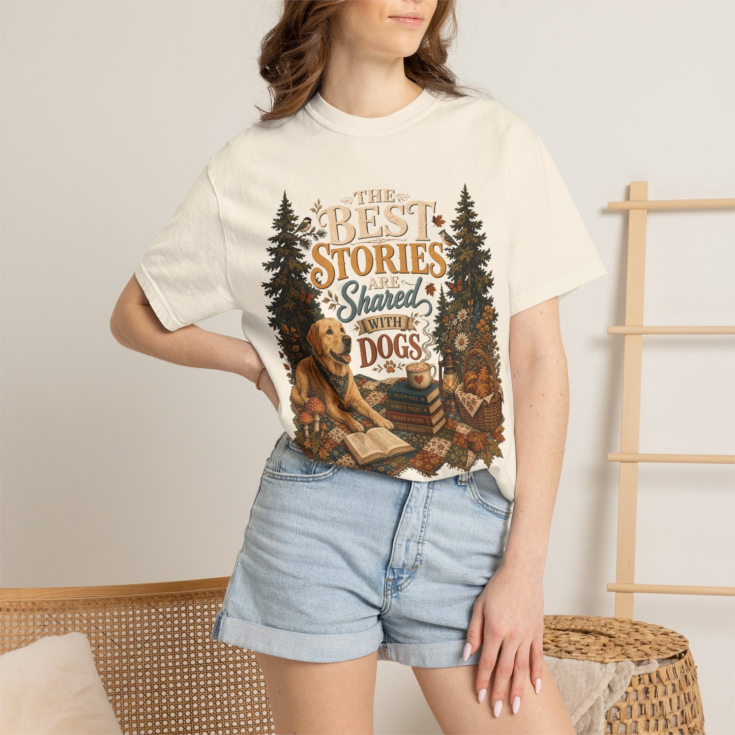 Best Stories Are Shared With Dogs T-Shirt