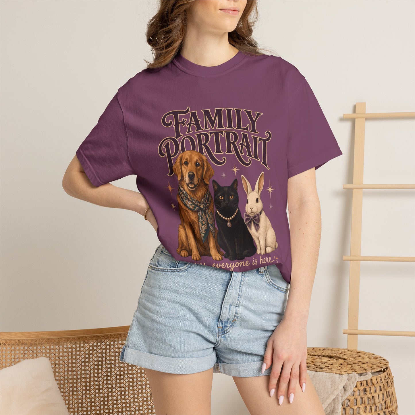 Family Portrait Pet T-Shirt
