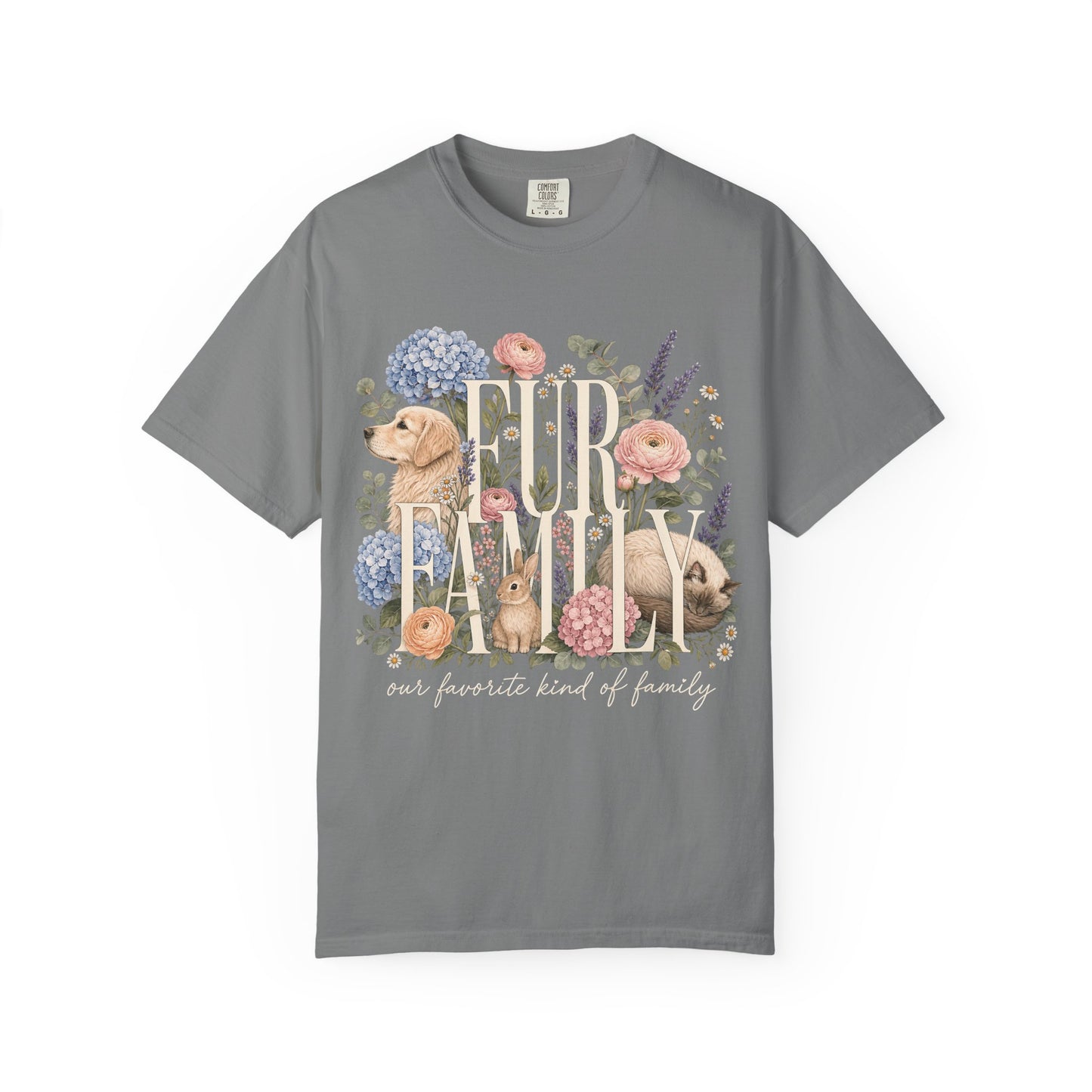 Fur Family Floral -Shirt