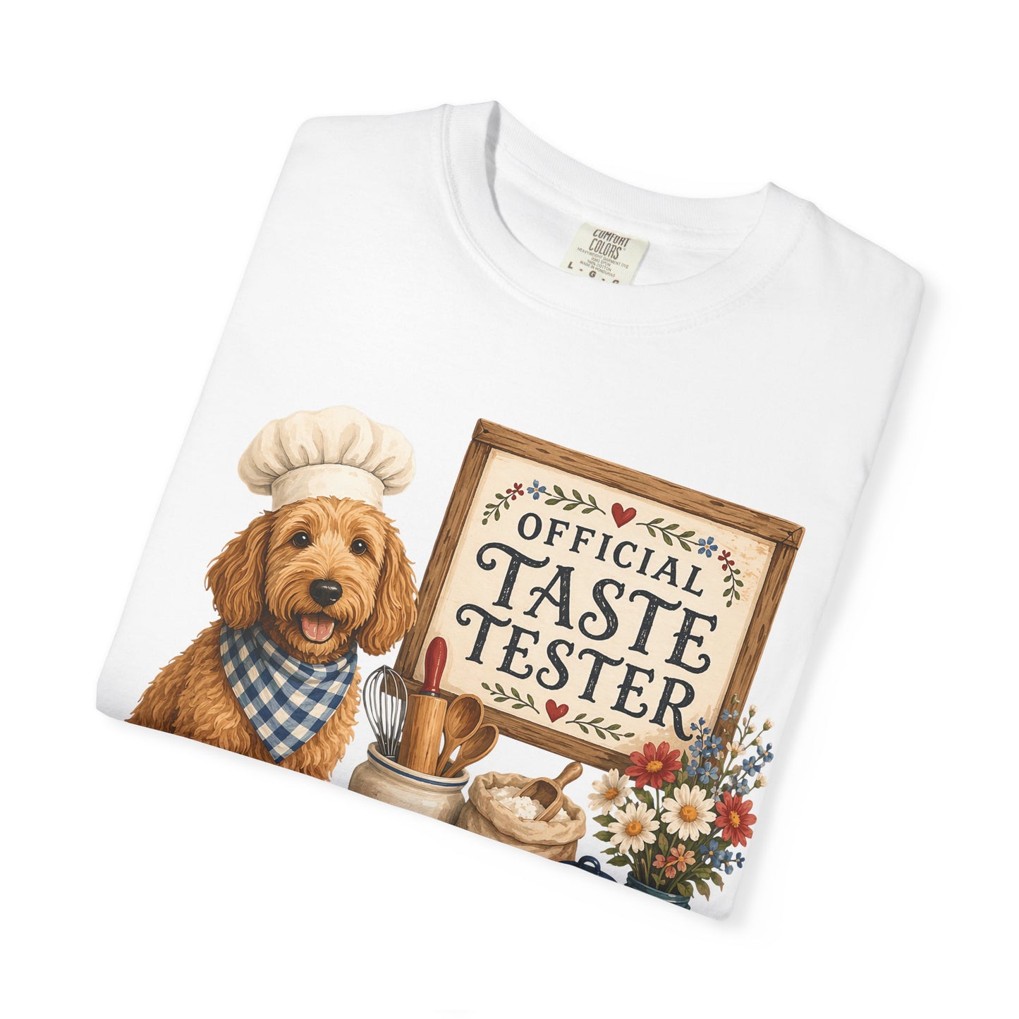 Official Taste Tester Cooking with my Dog — Cute Pet Lover T-Shirt