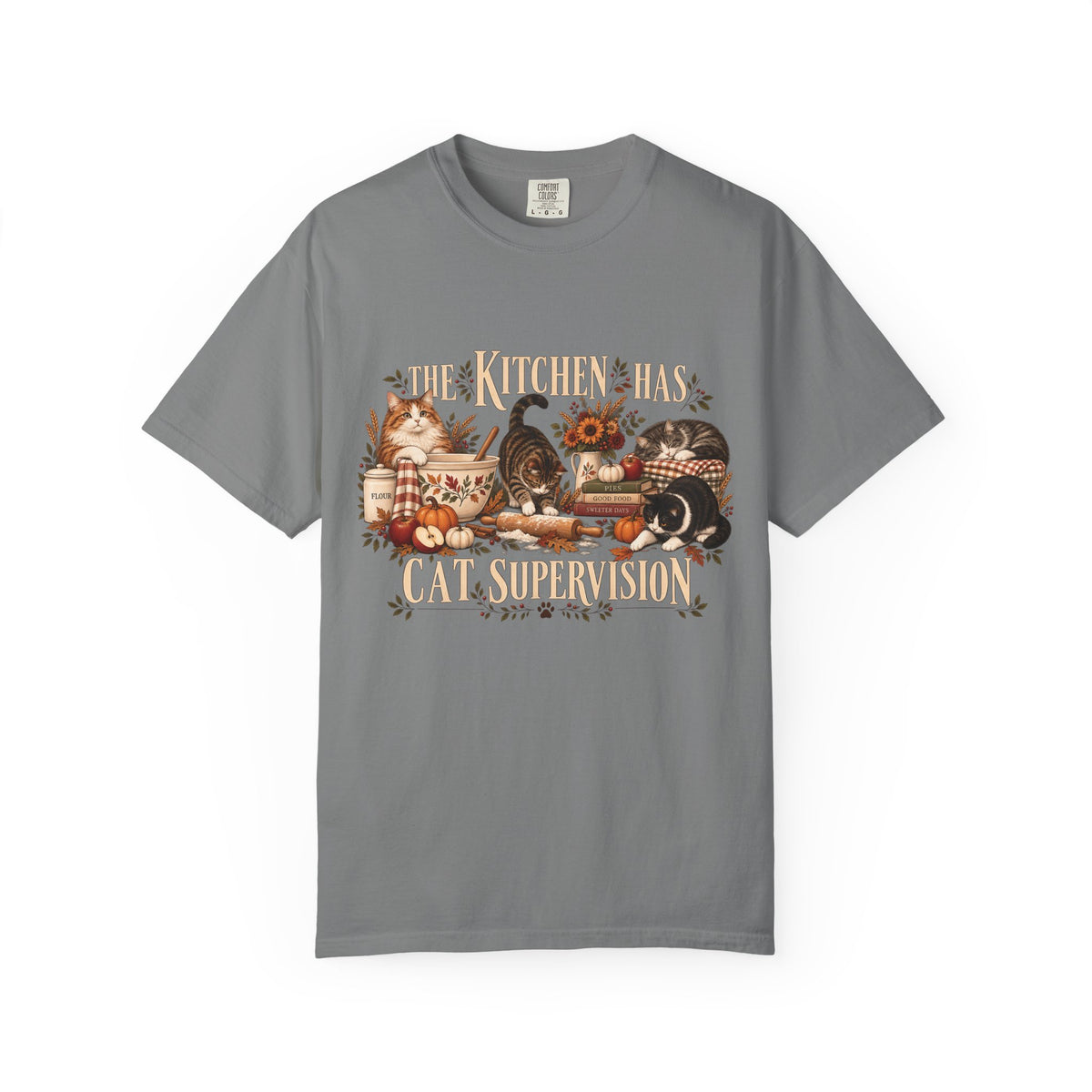 The Kitchen Has Cat Supervision T-Shirt – Funny Cat Lover Baking Tee