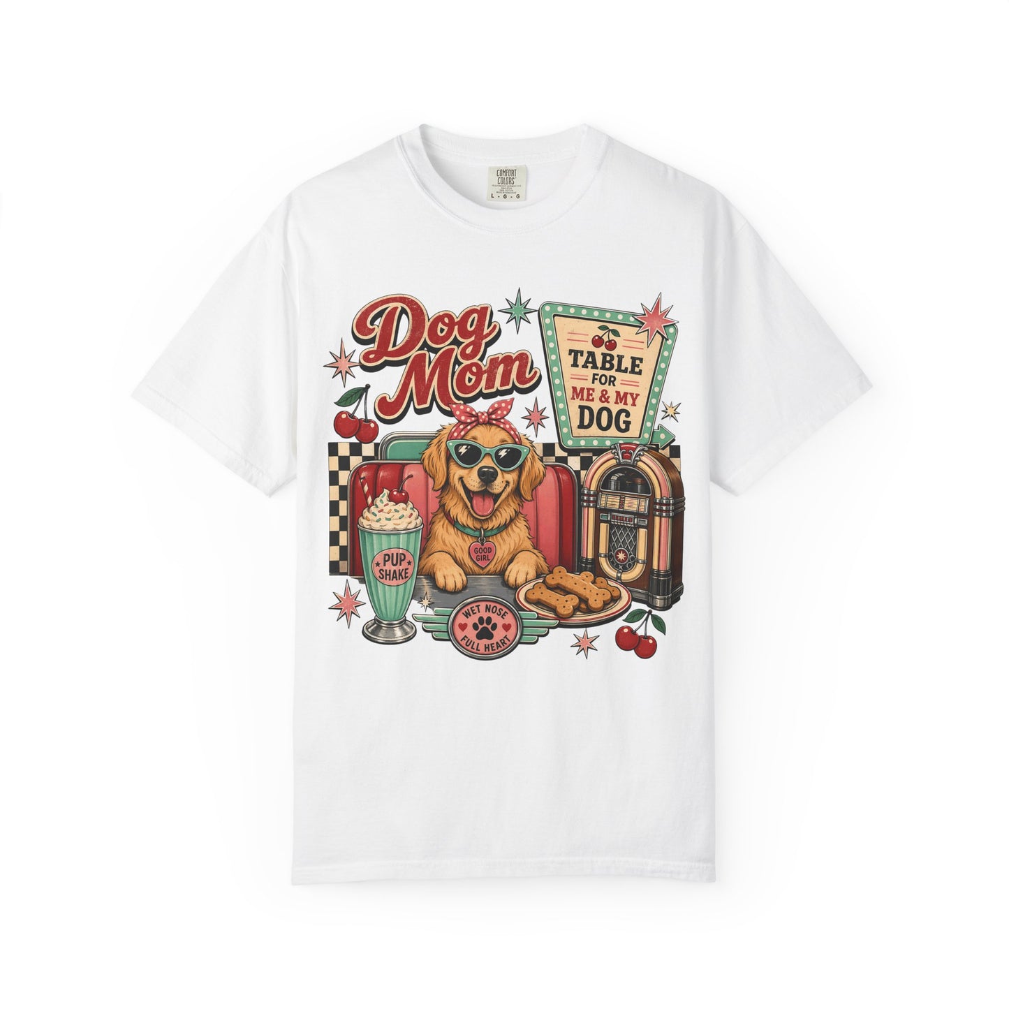 Table for Me and My Dog — Cute Pet Lover T-Shirt