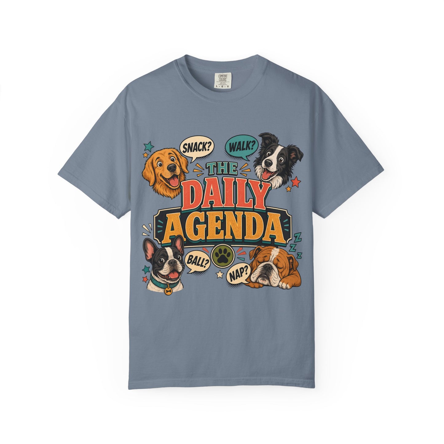 The Daily Agenda — Cute Pet Lover T-Shirt