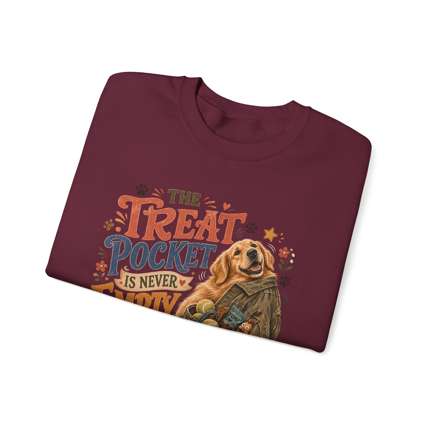 The Treat Pocket Is Never Empty Unisex Heavy Blend™ Crewneck Sweatshirt