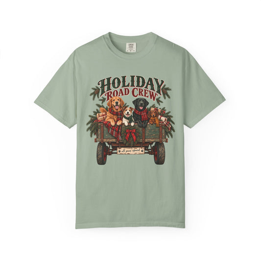 Holiday Road Crew T-Shirt – Christmas Multi-Dog Family Tee