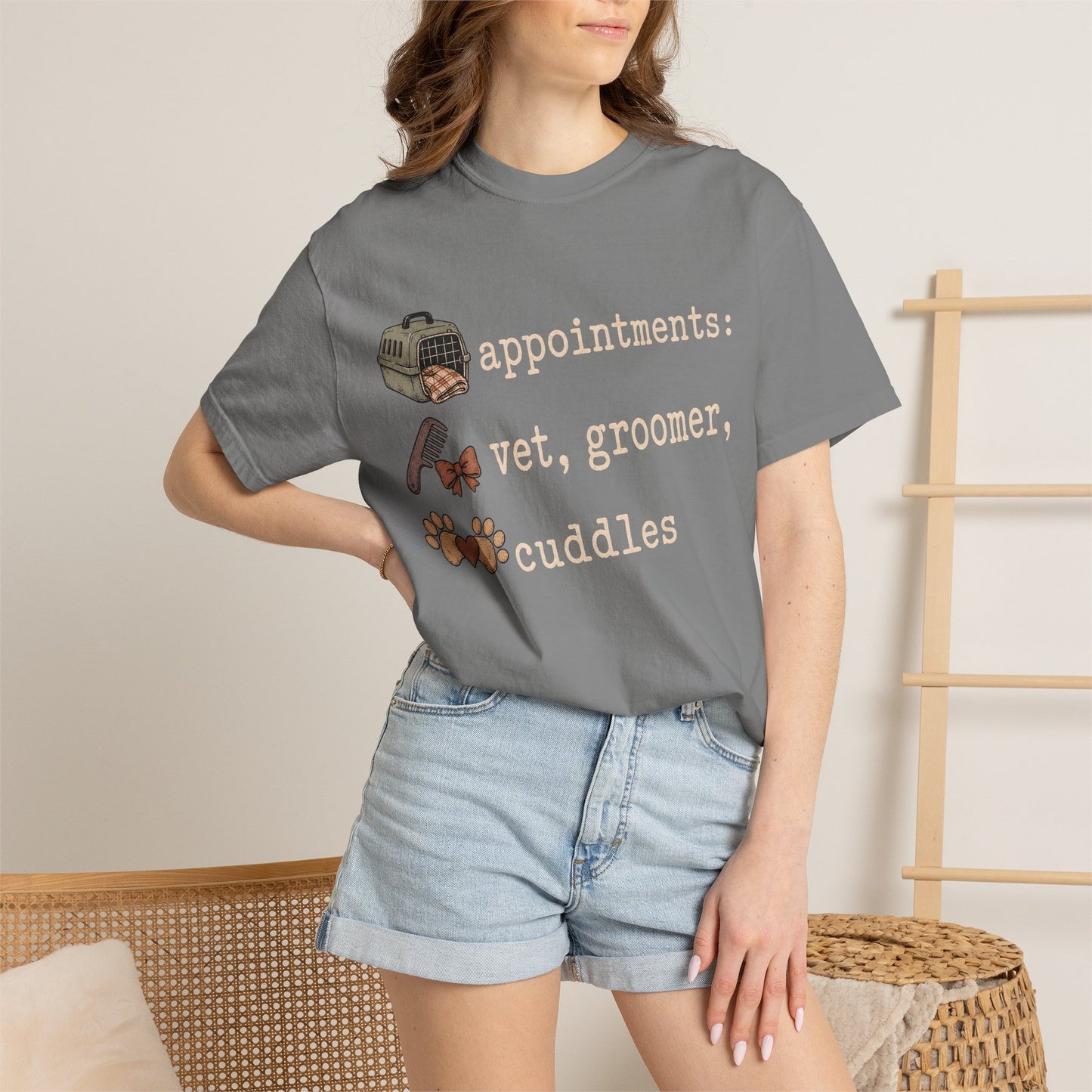 Appointments Vet Groomer Cuddles T-Shirt