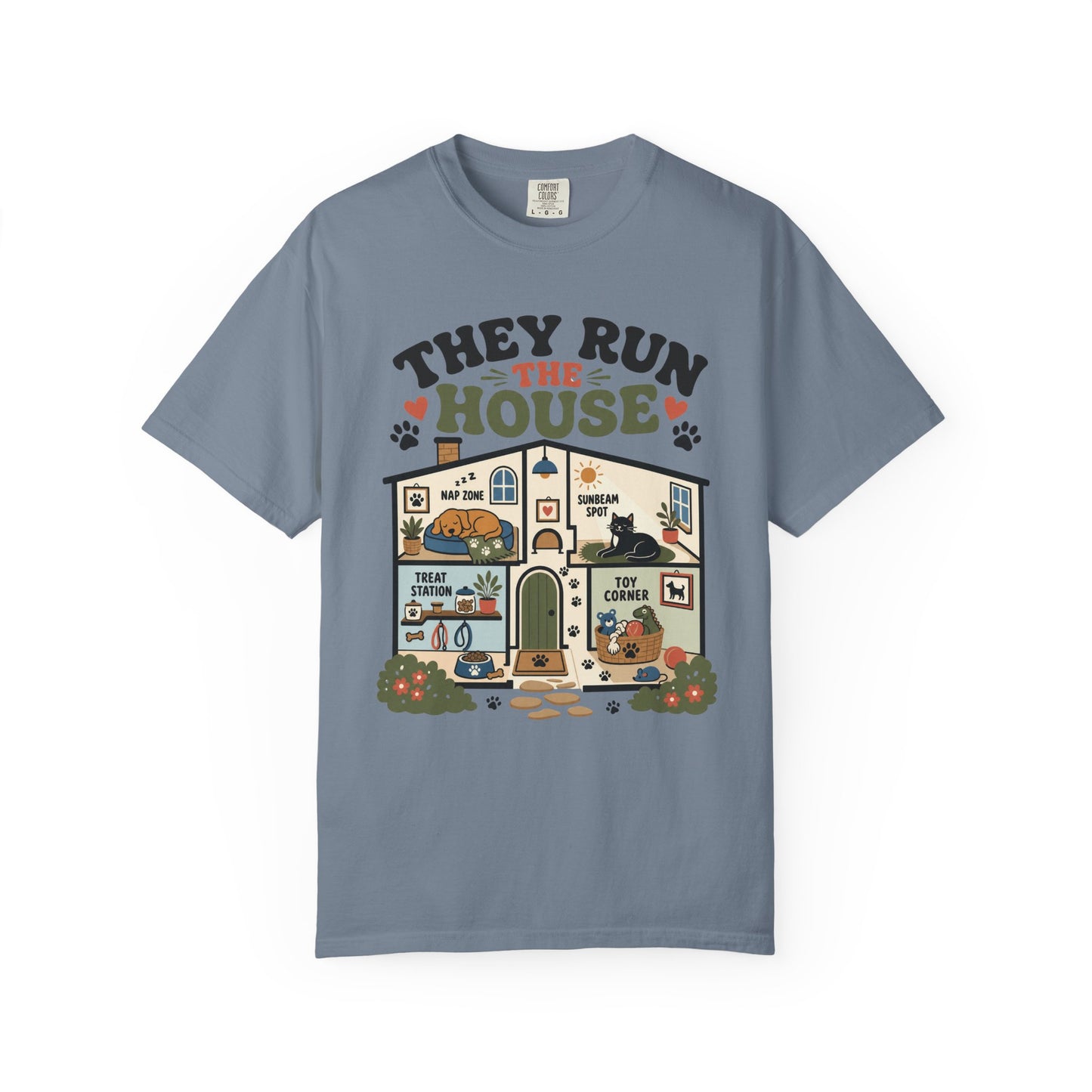 They Run the House Pet Parent - Cute Pet Lover T-Shirt
