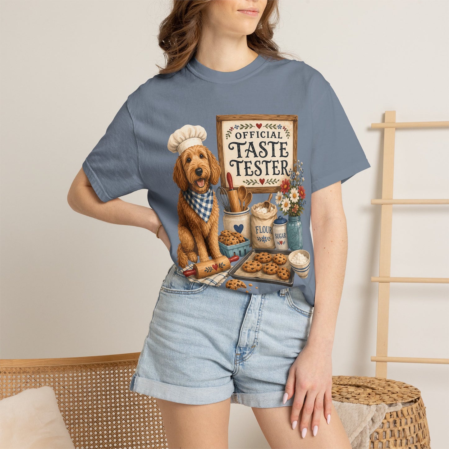 Official Taste Tester Cooking with my Dog — Cute Pet Lover T-Shirt