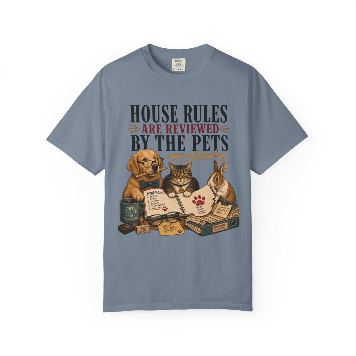 House Rules Reviewed by the Pets T-Shirt