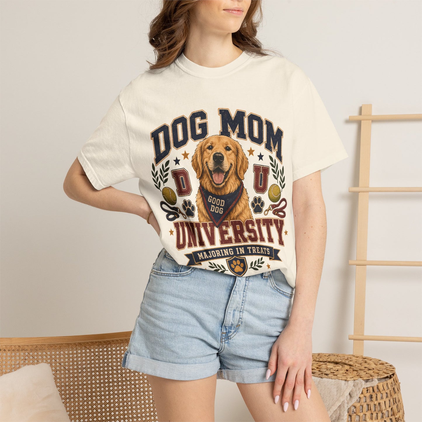 Dog Mom University — Cute Dog Lover T-Shirt