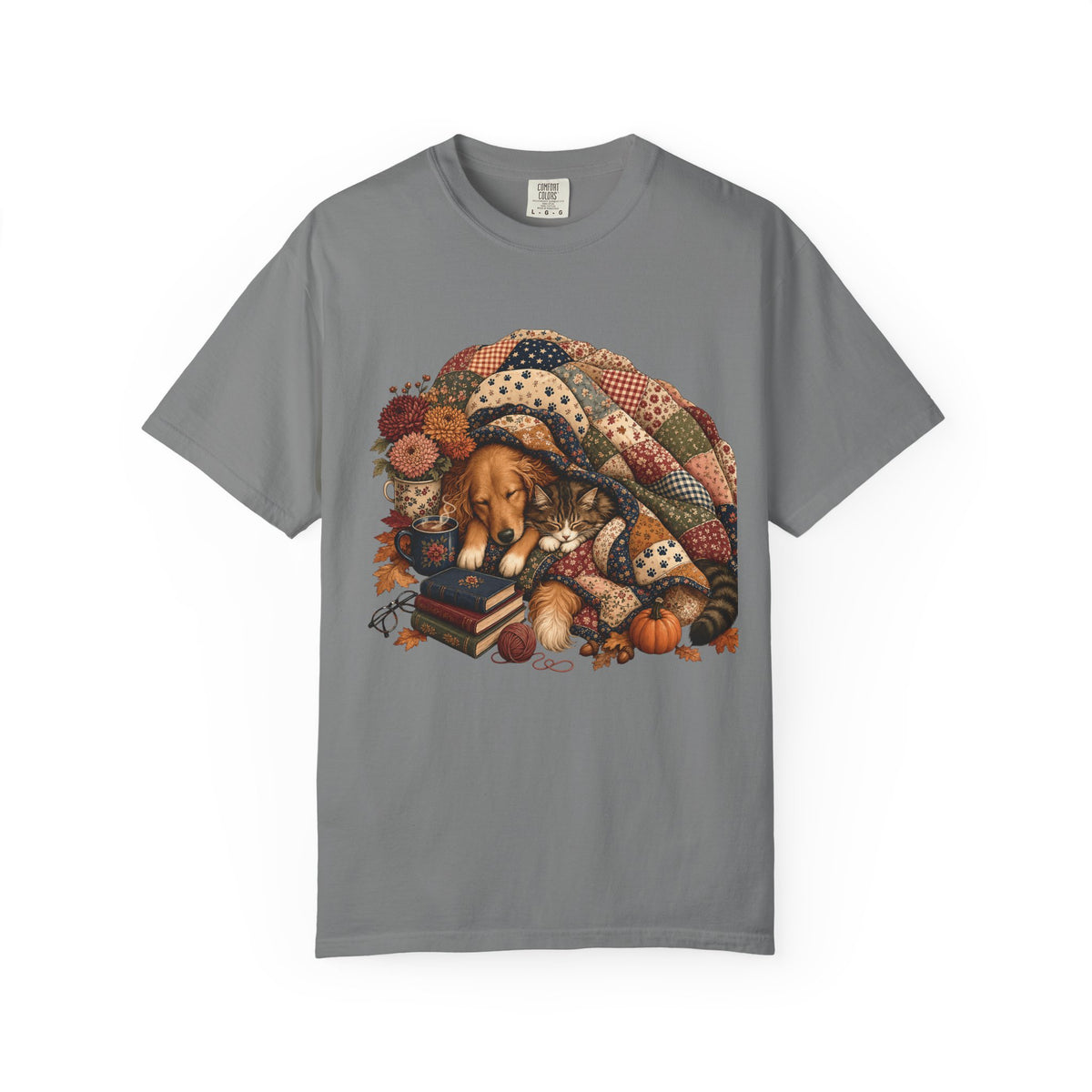 Cozy Season Is Better With Paws T-Shirt , Fall Dog & Cat  Cozy Pet Parent