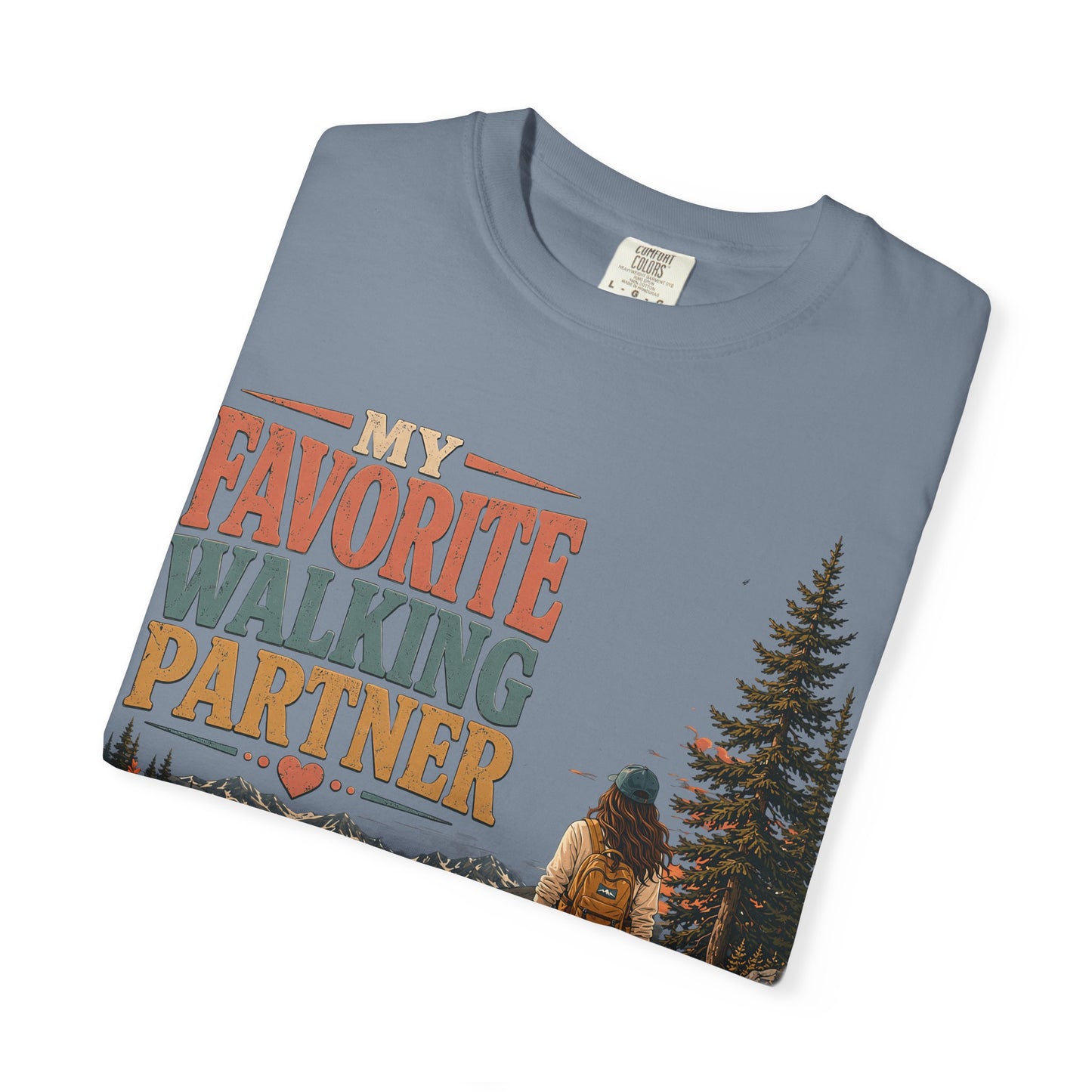 My Favorite Walking Partner — Cute Pet Lover T-Shirt