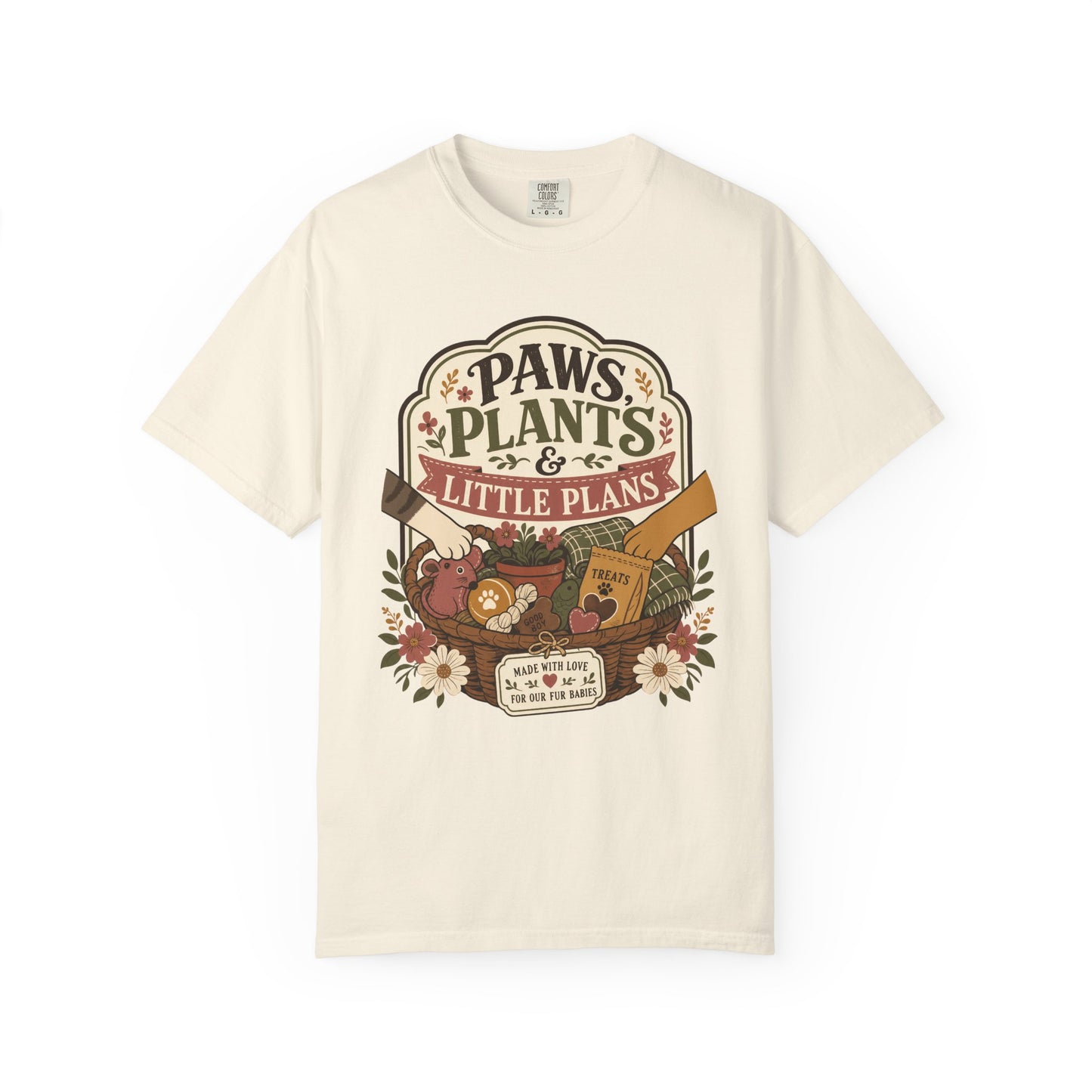Paws Plants and Little Plans — Cute Pet Lover T-Shirt