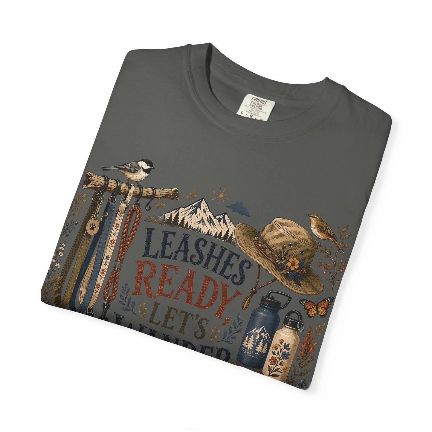 Leashes Ready Let’s Wander T-Shirt Dog Mom