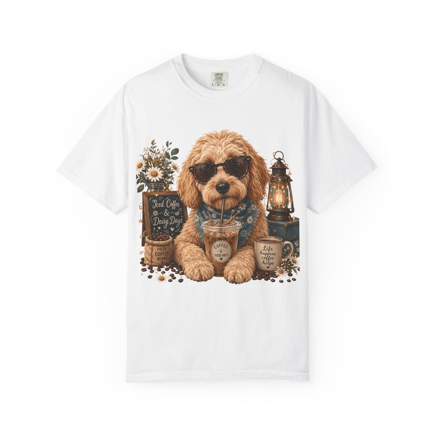 Cute Doodle Iced Coffee - Cute Pet Lover T-Shirt