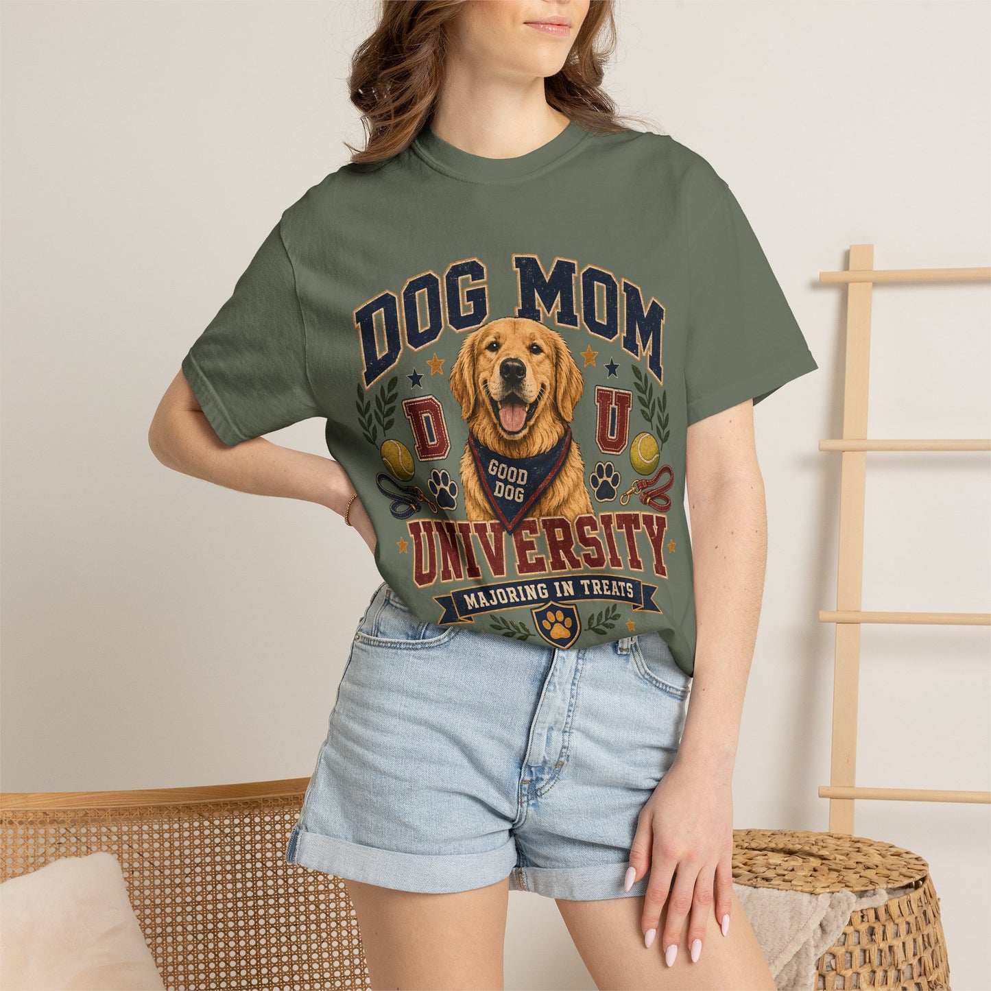 Dog Mom University — Cute Dog Lover T-Shirt