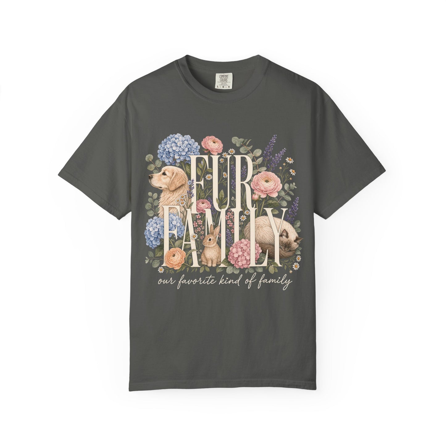 Fur Family Floral -Shirt