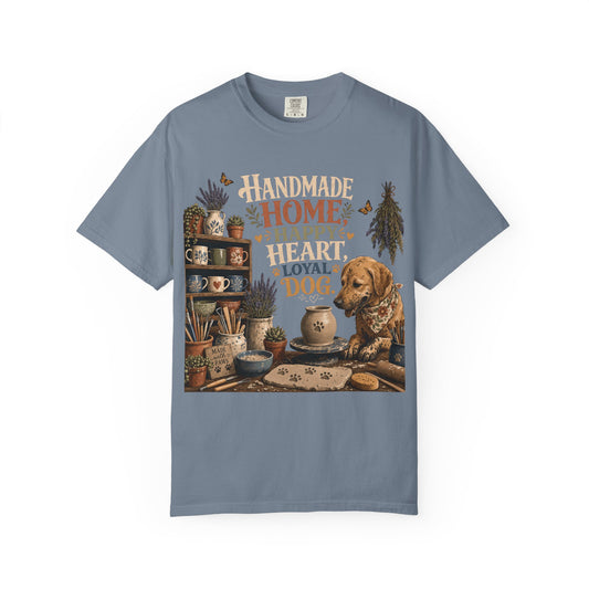 Handmade Home Happy Heart Loyal Dog T-Shirt