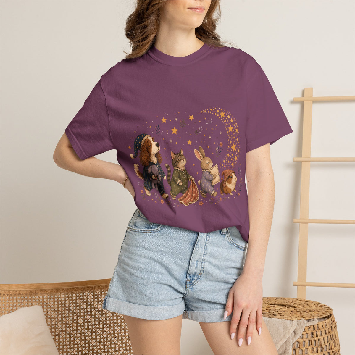 Cozy Bedtime Pet Parade T-Shirt