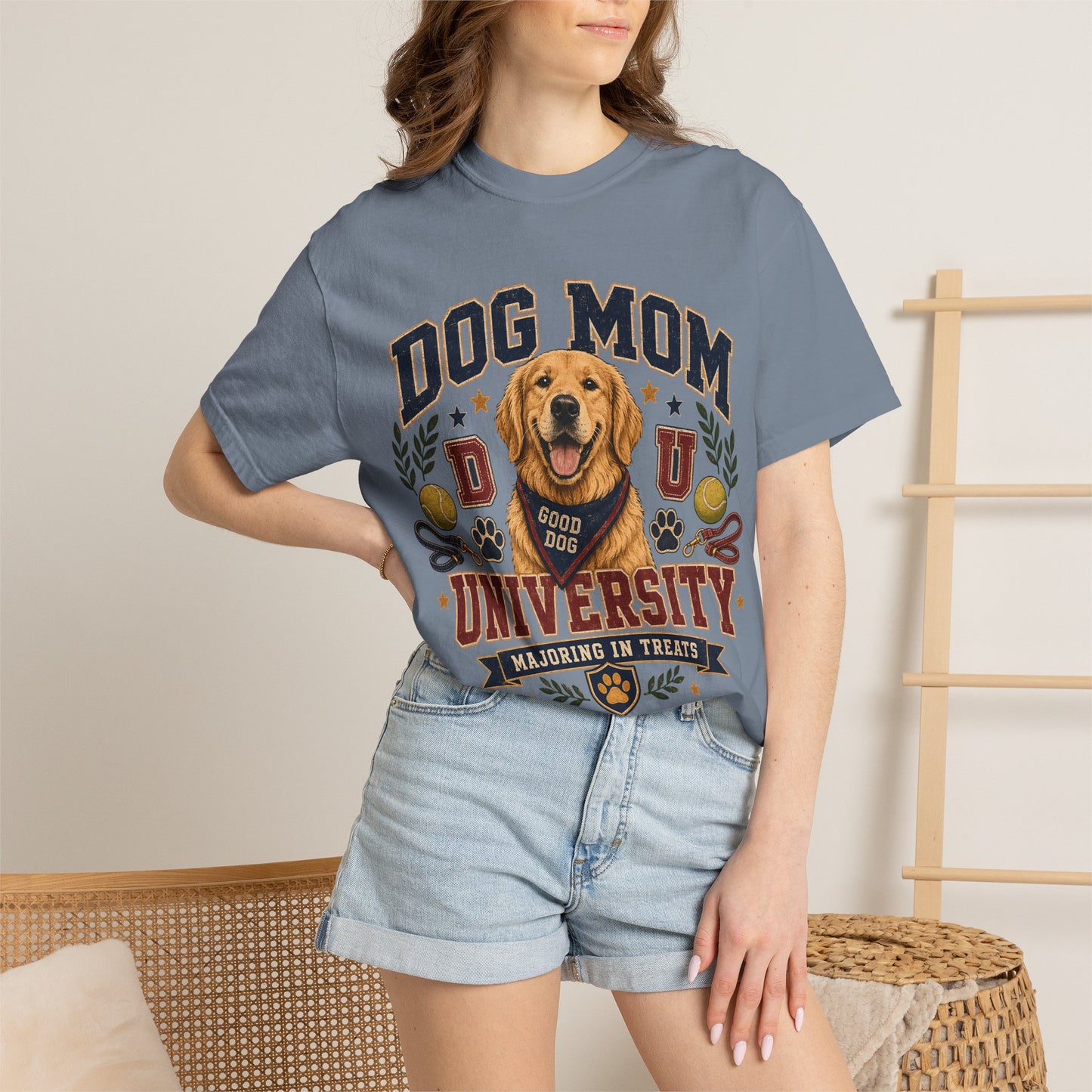 Dog Mom University — Cute Dog Lover T-Shirt