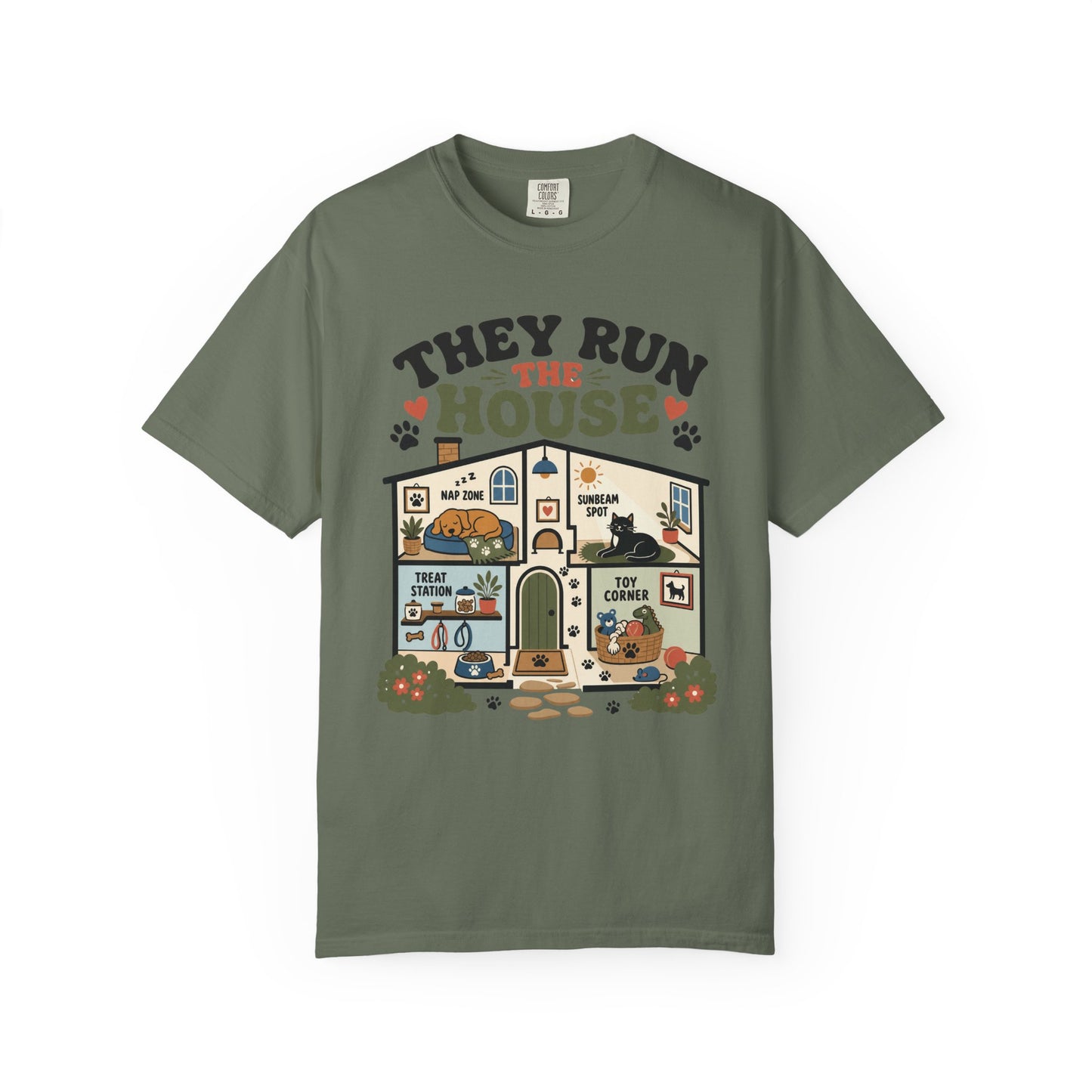 They Run the House Pet Parent - Cute Pet Lover T-Shirt