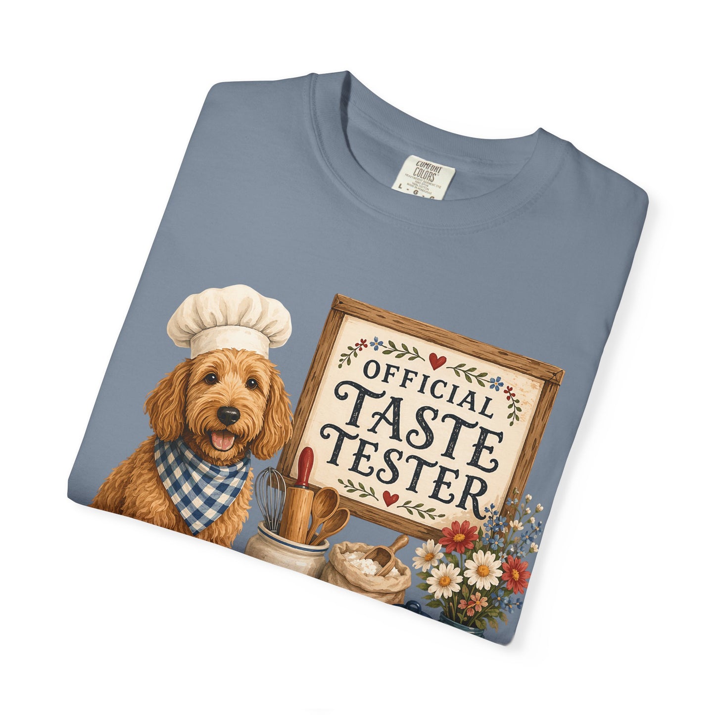 Official Taste Tester Cooking with my Dog — Cute Pet Lover T-Shirt
