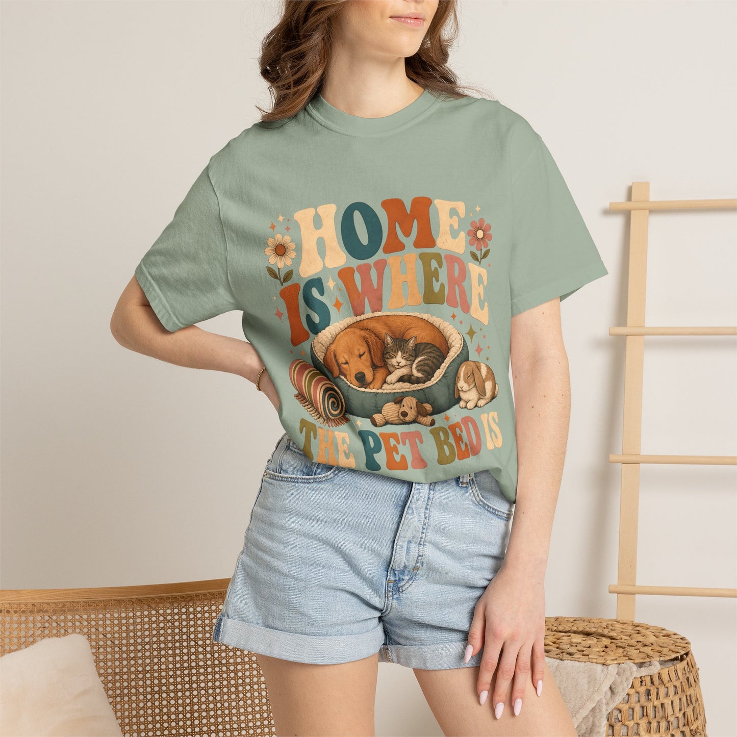 Home Is Where The Pet Bed Is T-Shirt