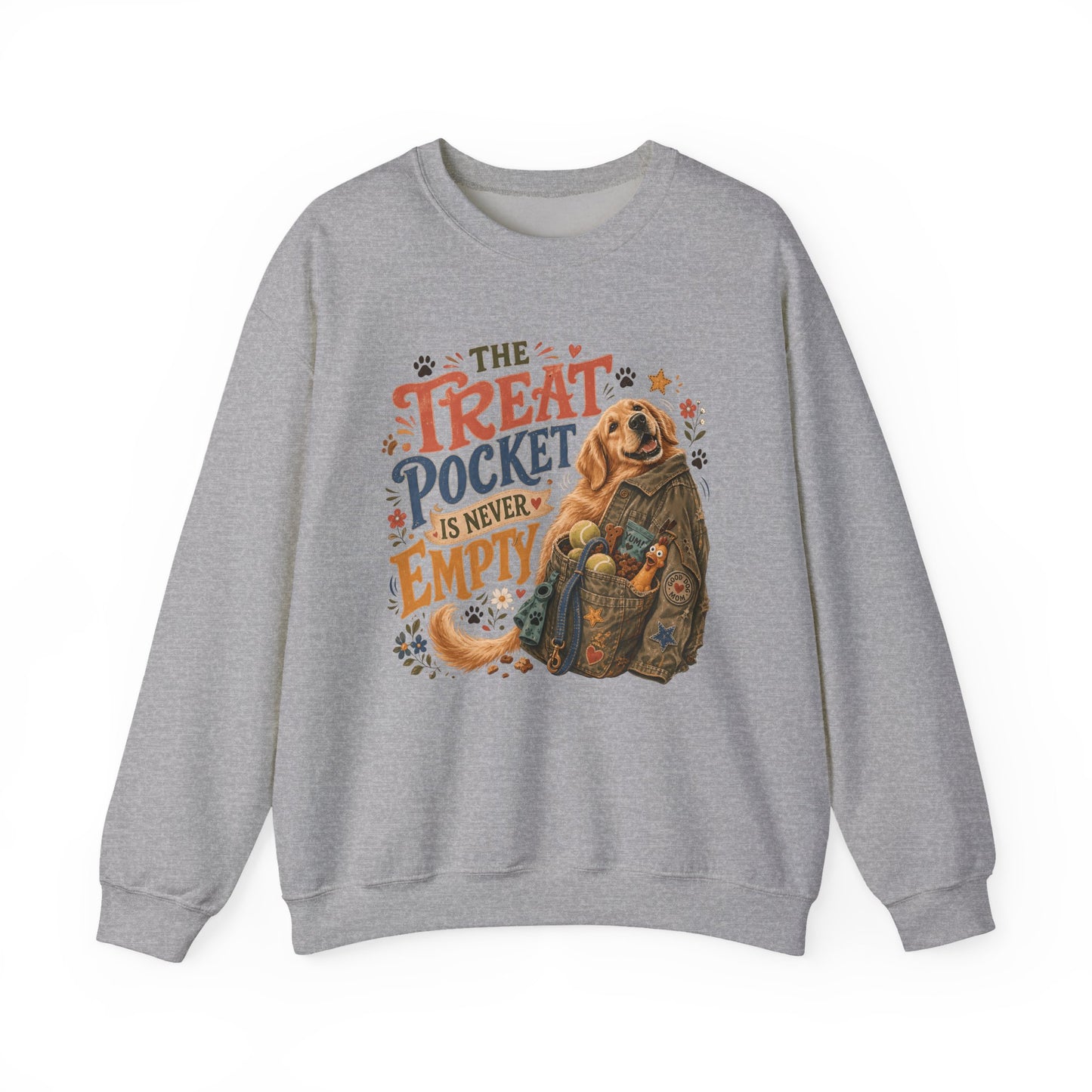 The Treat Pocket Is Never Empty Unisex Heavy Blend™ Crewneck Sweatshirt