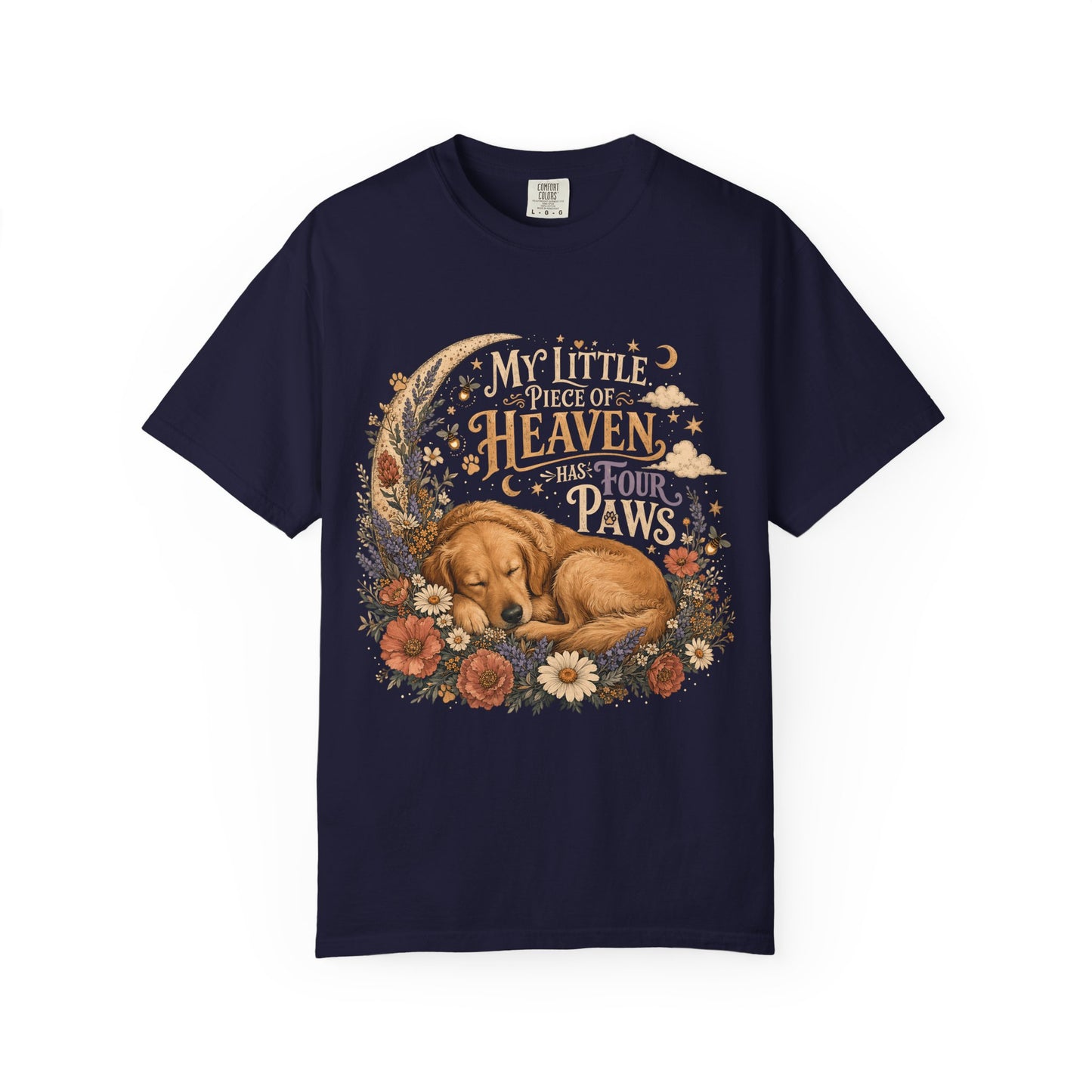 My Little Piece of Heaven Has Four Paws Shirt Pet Loss Gift