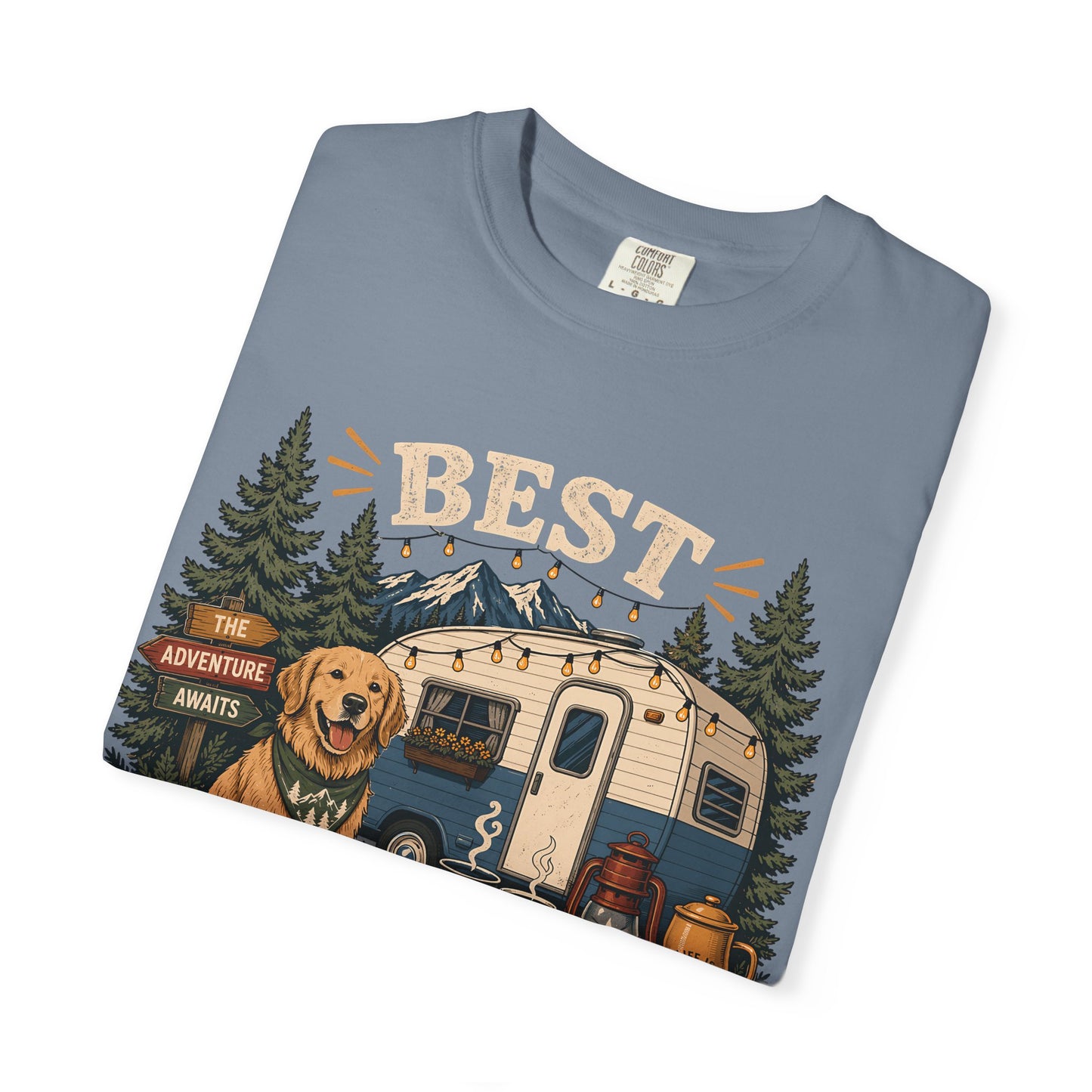 Best Camping Buddy Dog — Cute Pet Lover T-Shirt