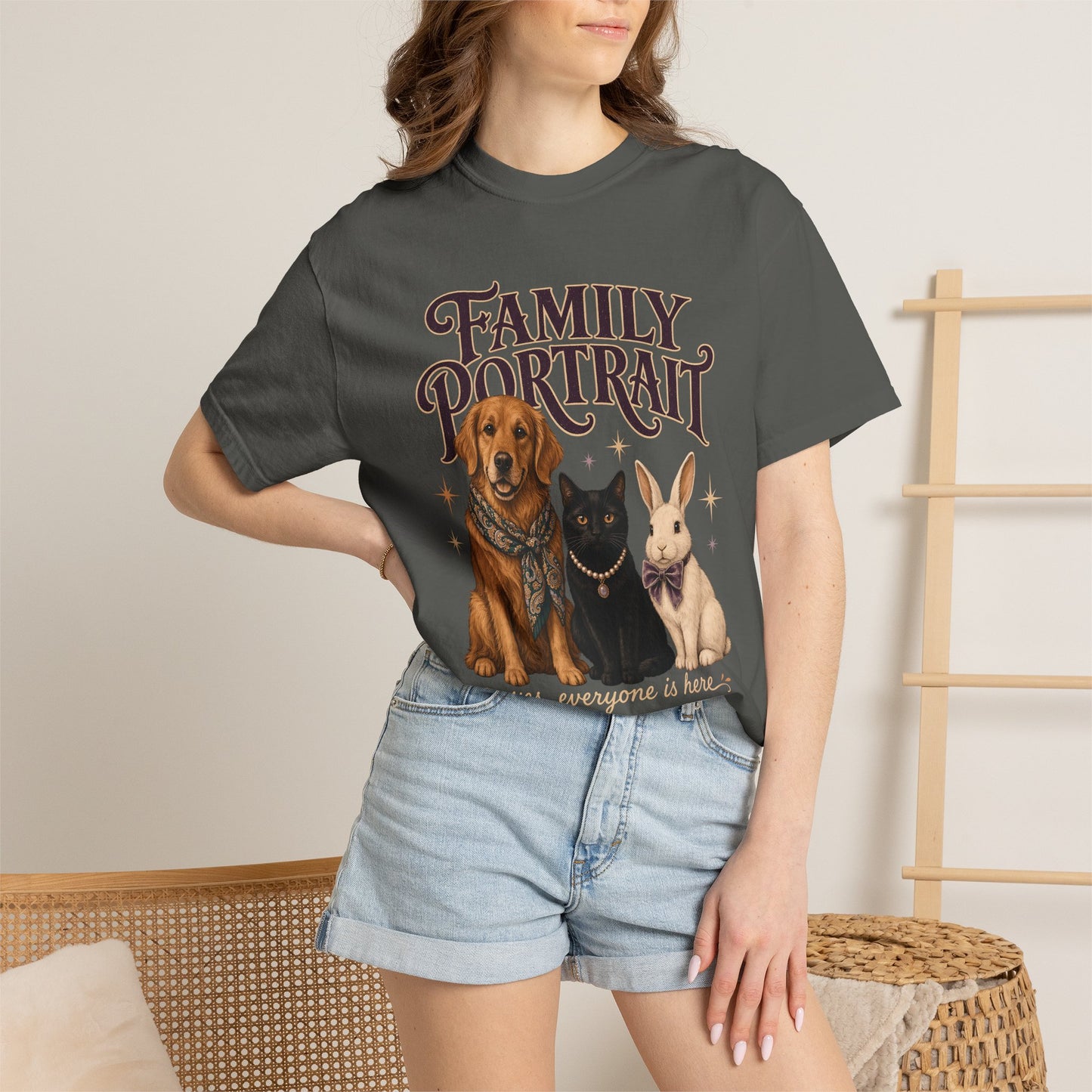 Family Portrait Pet T-Shirt