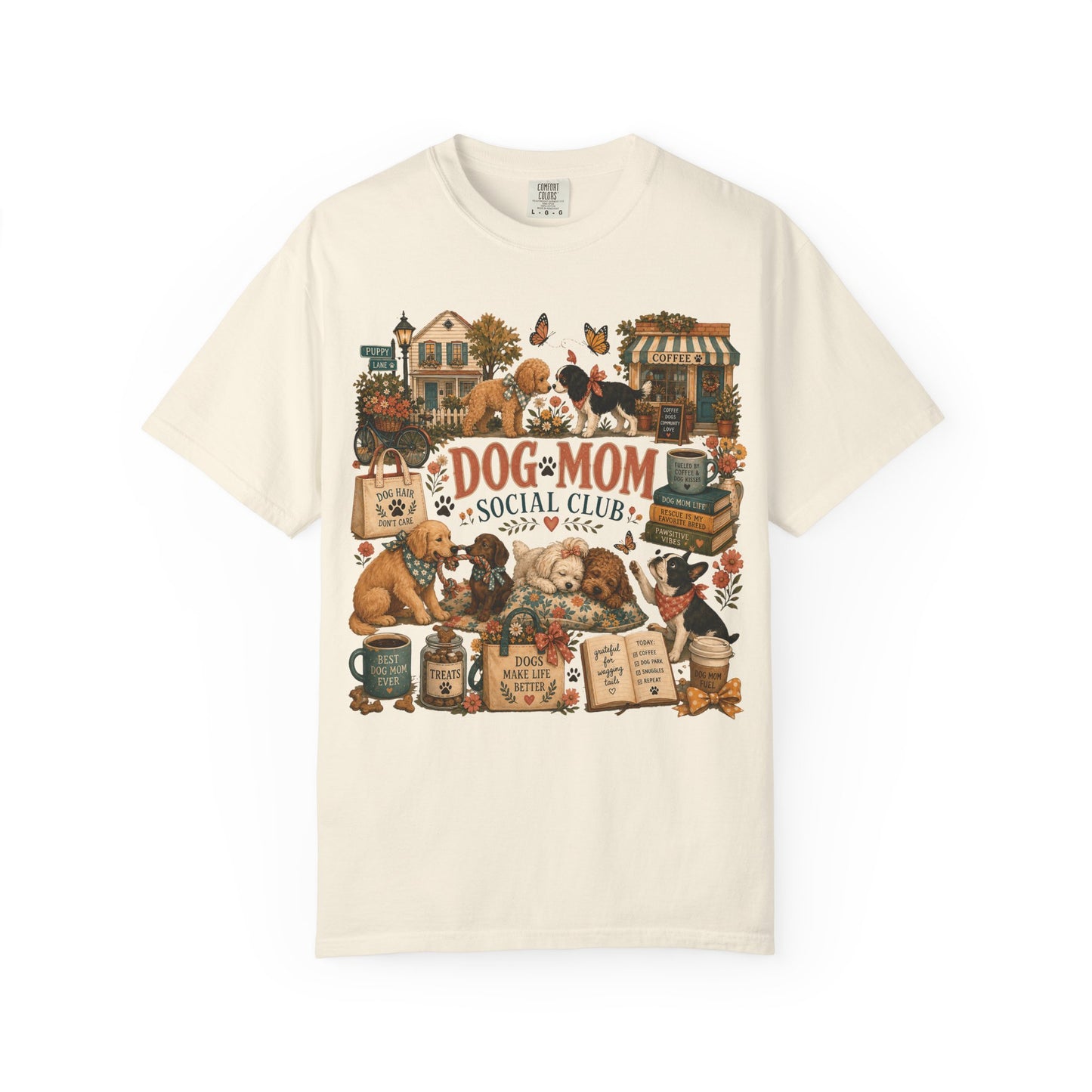 Dog Mom Social Club T-Shirt Dog Mom